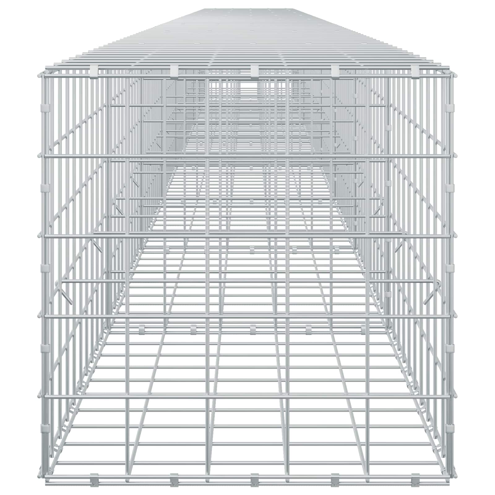 Gabion z žico 3,5 mm in mrežo 10x10 cm 800x50x50 cm