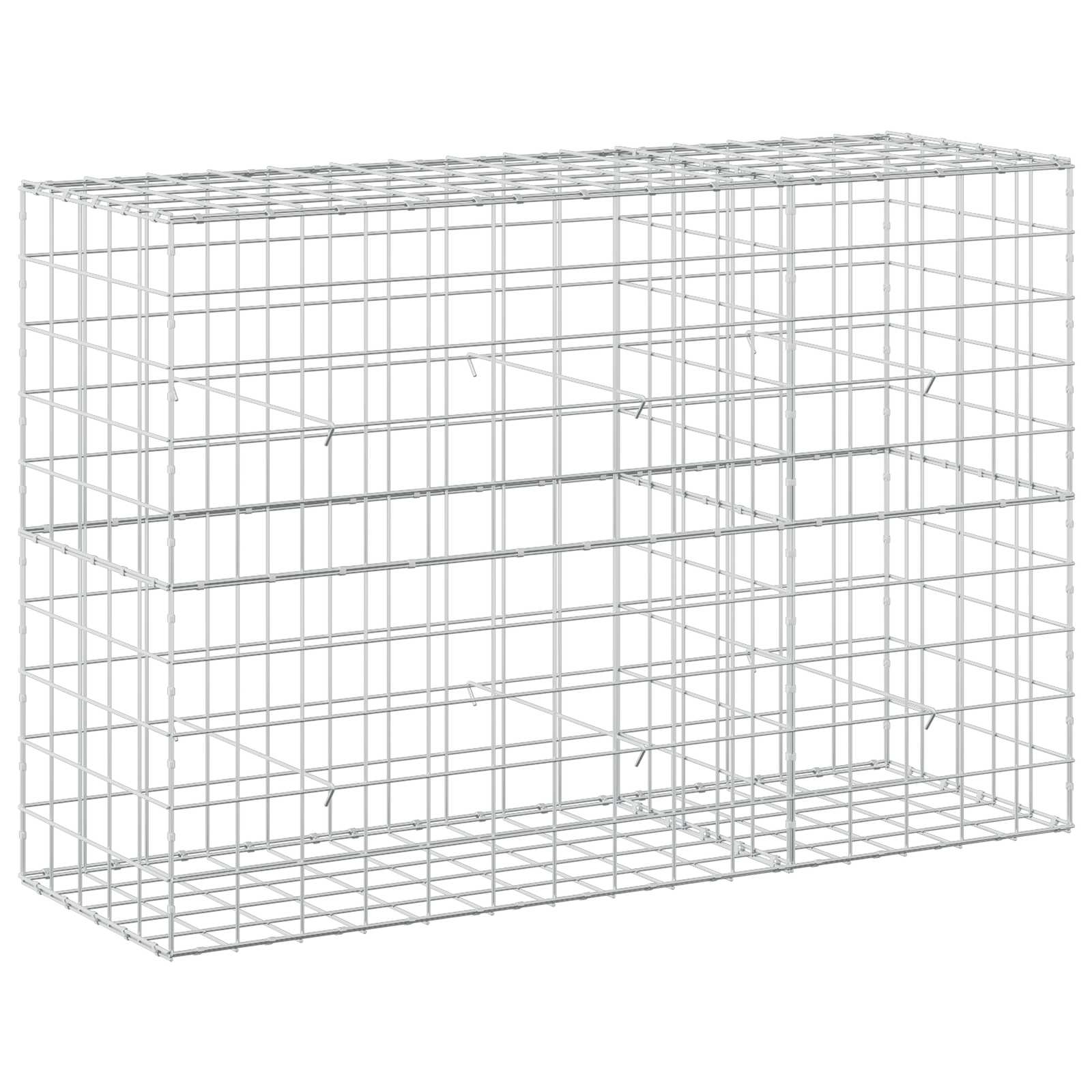 Gabion z žico 3,5 mm in mrežo 10x10 cm 150x50x100 cm