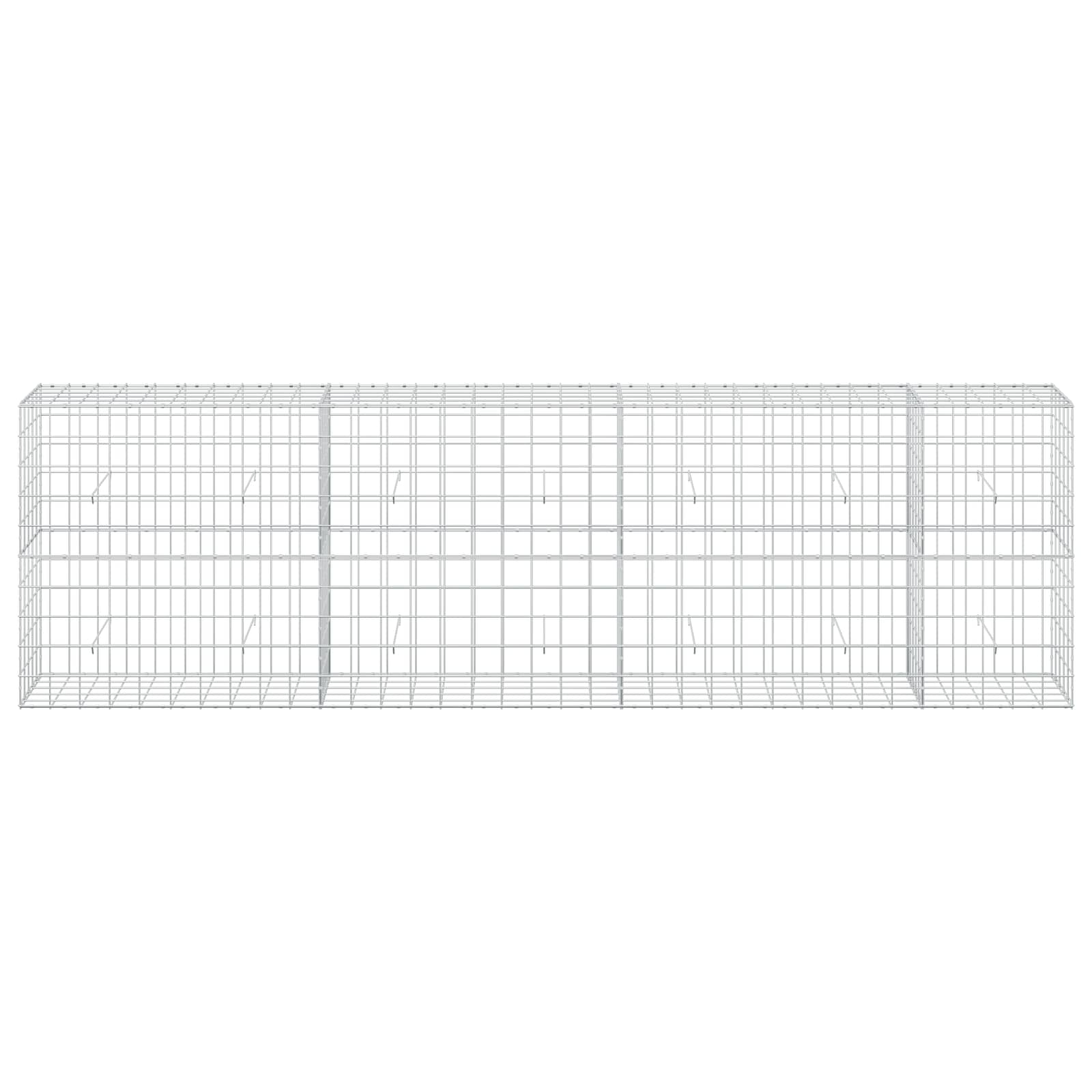 Gabion z žico 3,5 mm in mrežo 10x10 cm 350x50x100 cm