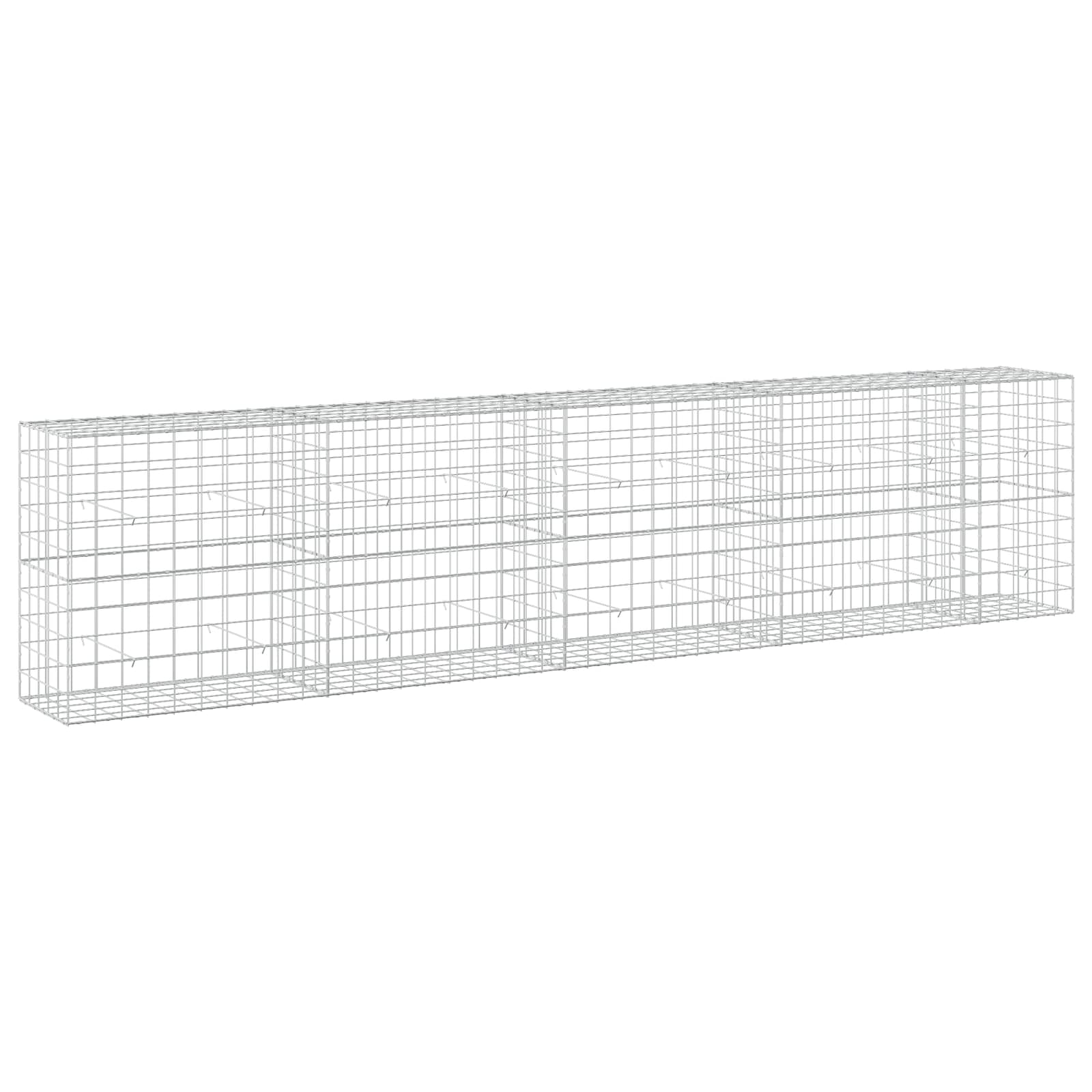 Gabion z žico 3,5 mm in mrežo 10x10 cm 450x50x100 cm