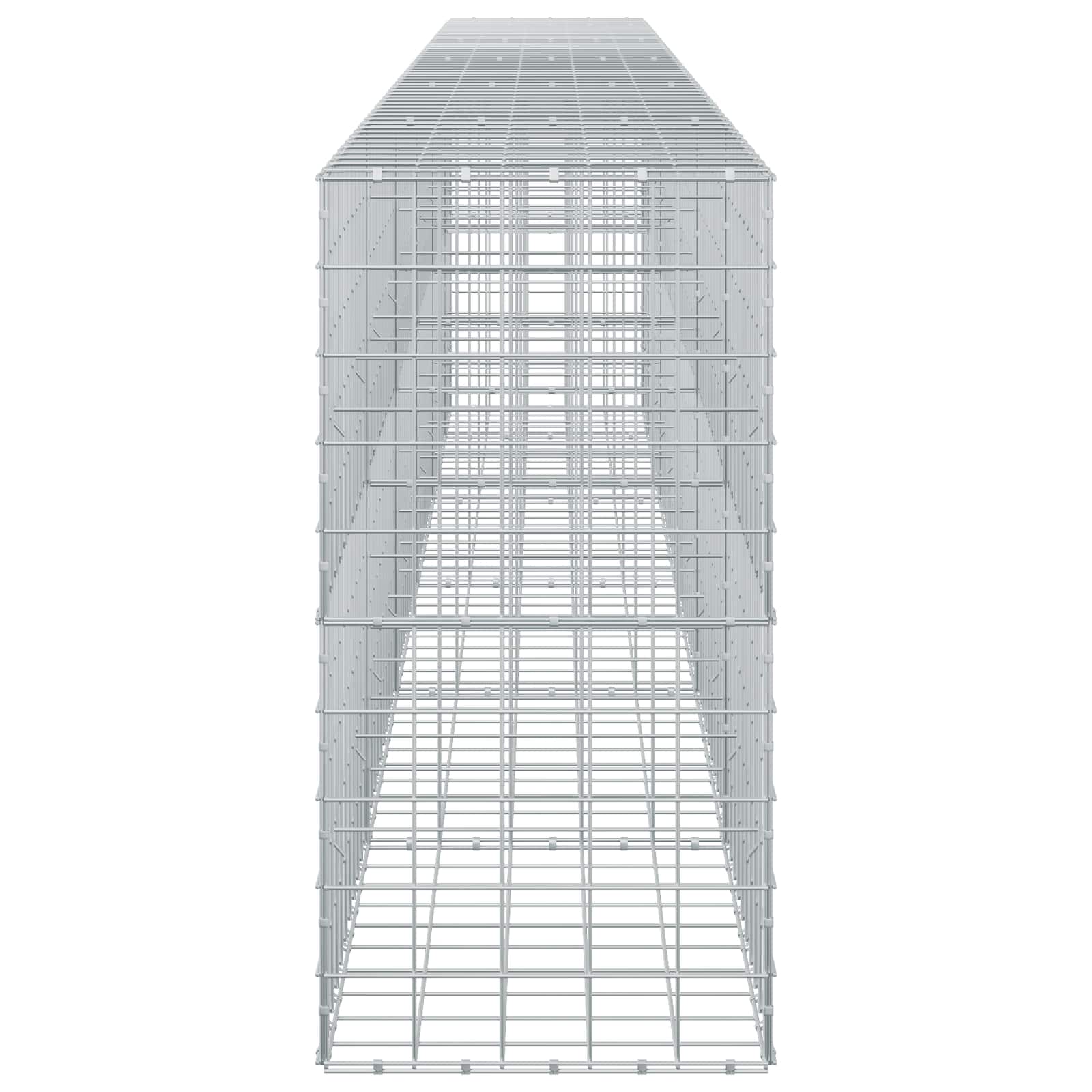Gabion z žico 3,5 mm in mrežo 10x10 cm 550x50x100 cm