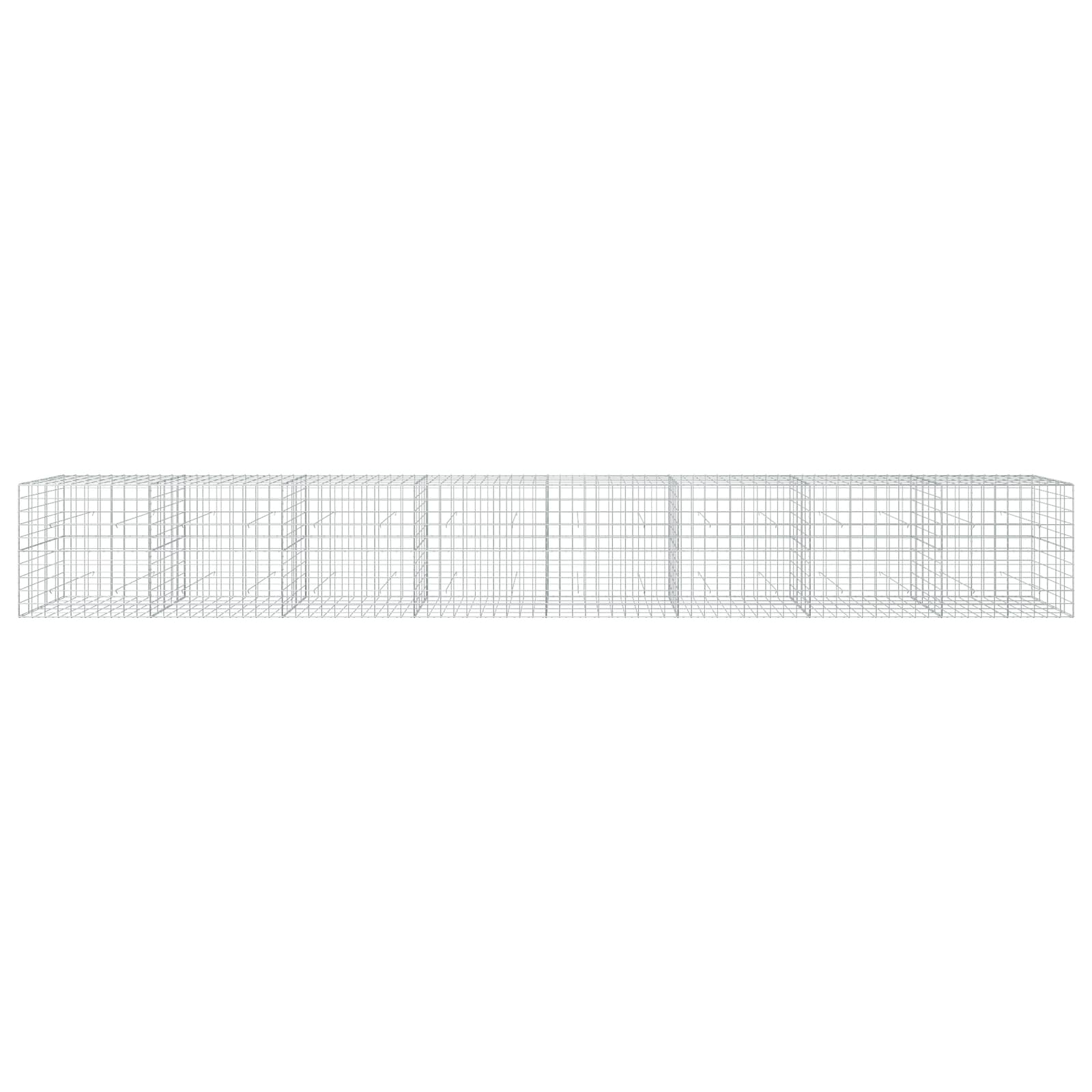 Gabion z žico 3,5 mm in mrežo 10x10 cm 800x50x100 cm