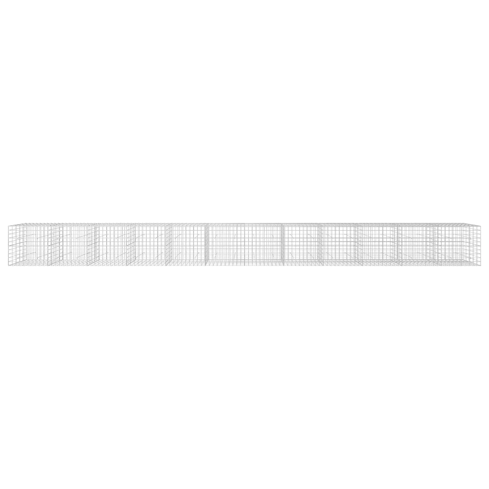 Gabion z žico 3,5 mm in mrežo 10x10 cm 1200x50x100 cm