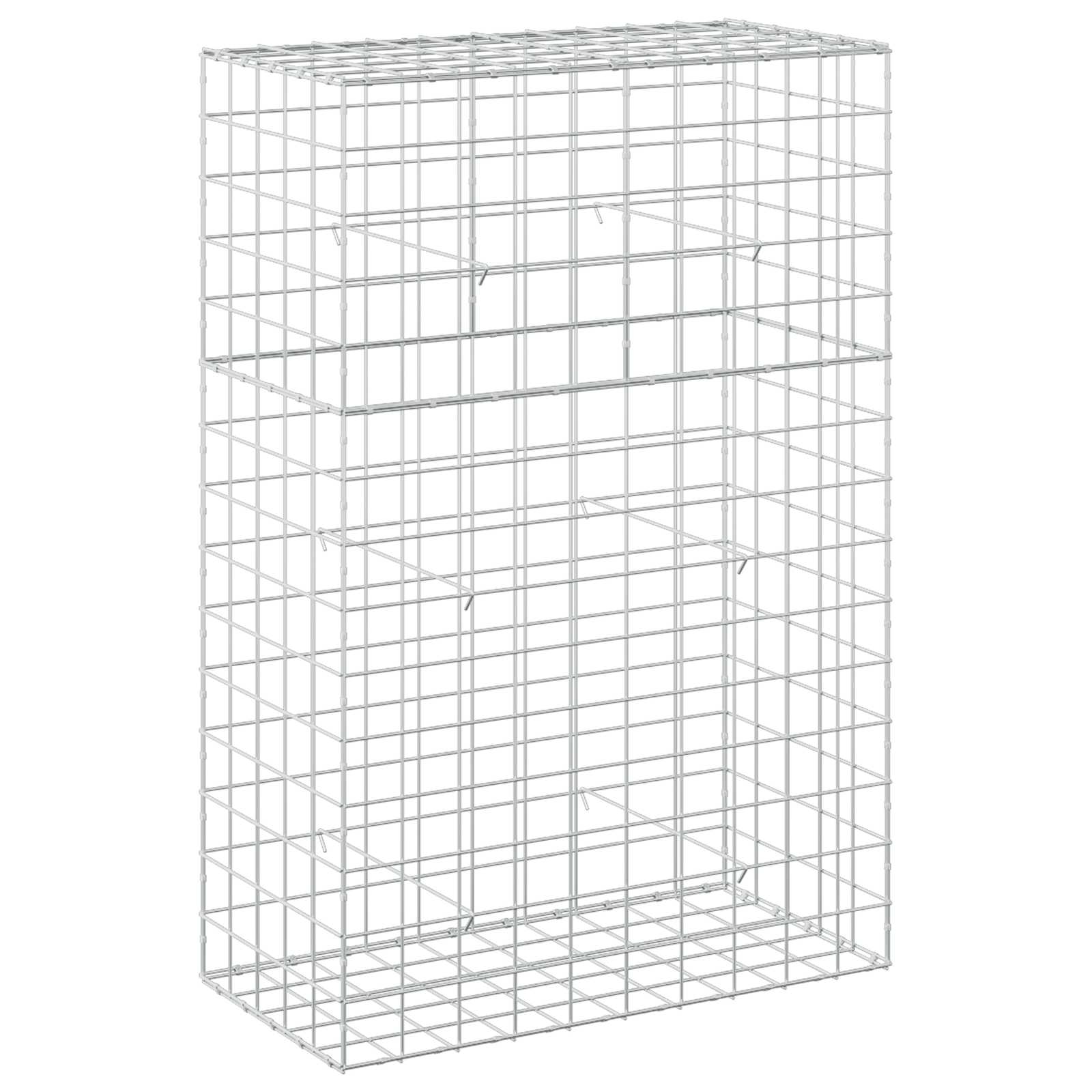 Gabion z žico 3,5 mm in mrežo 10x10 cm 100x50x150 cm