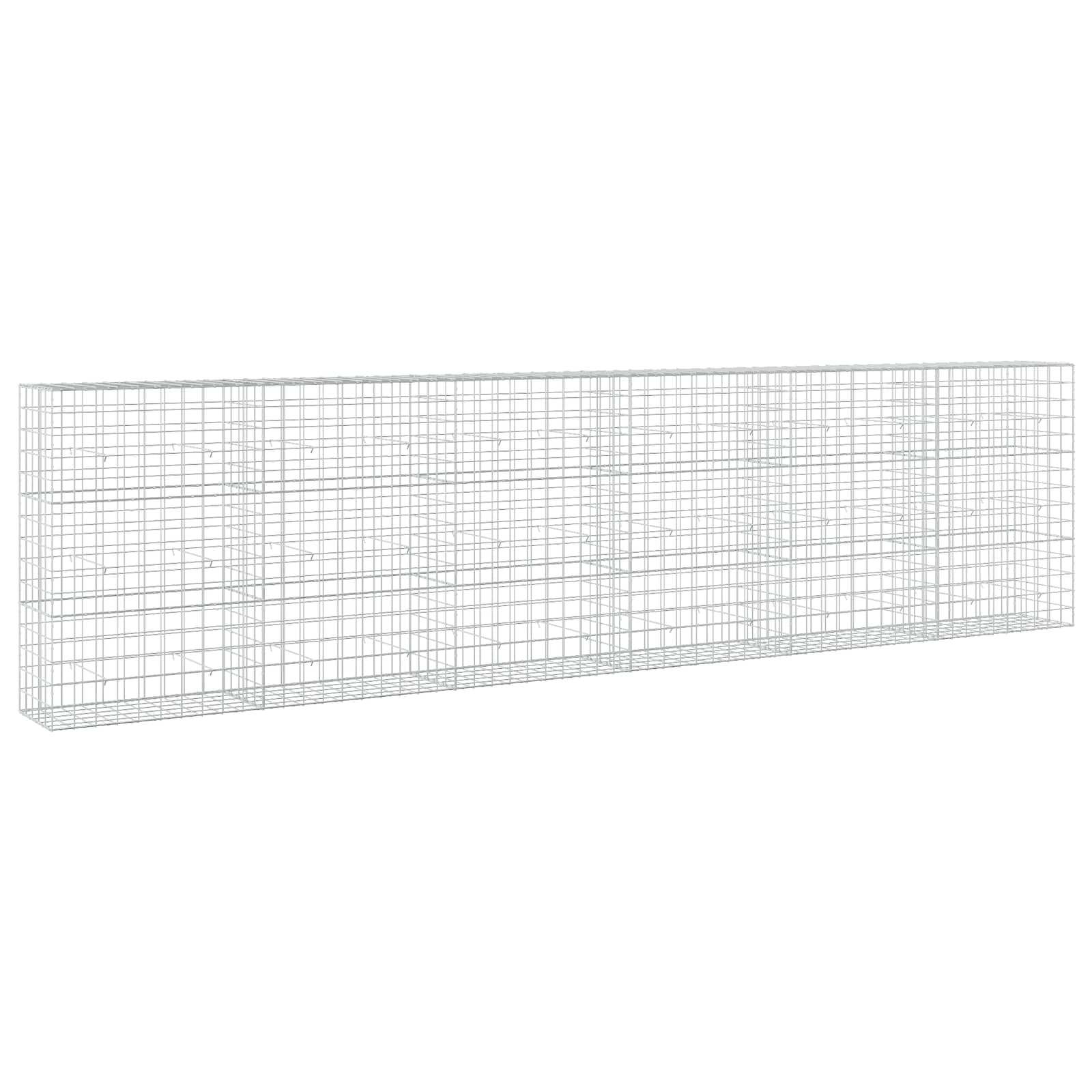 Gabion z žico 3,5 mm in mrežo 10x10 cm 600x50x150 cm