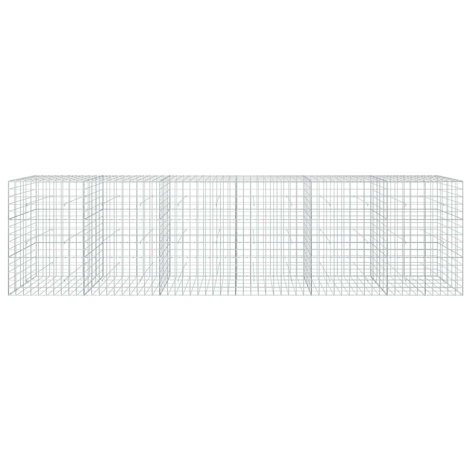 Gabion z žico 3,5 mm in mrežo 10x10 cm 600x50x150 cm