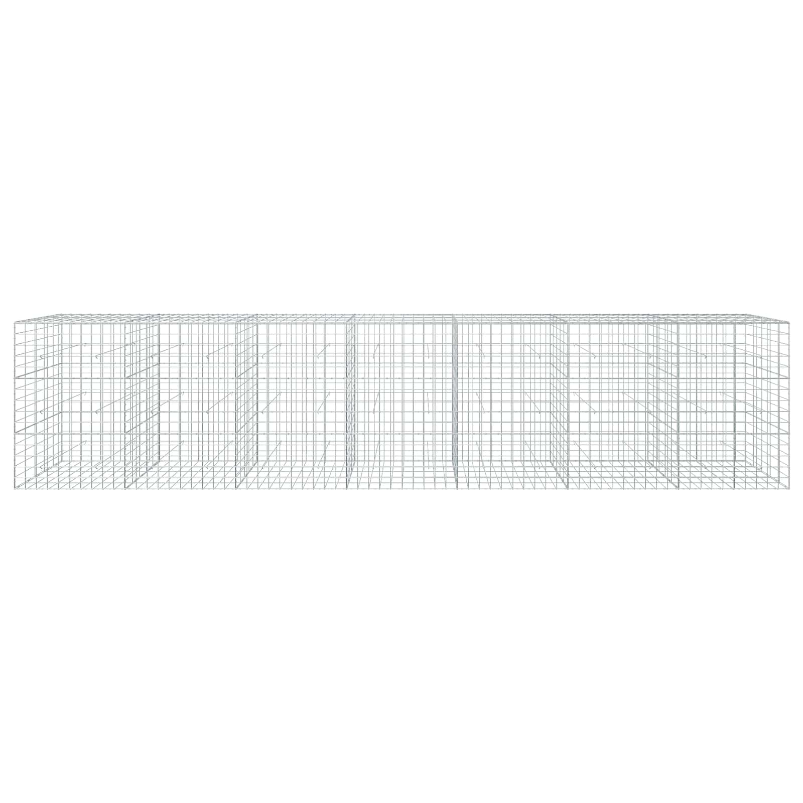 Gabion z žico 3,5 mm in mrežo 10x10 cm 700x50x150 cm
