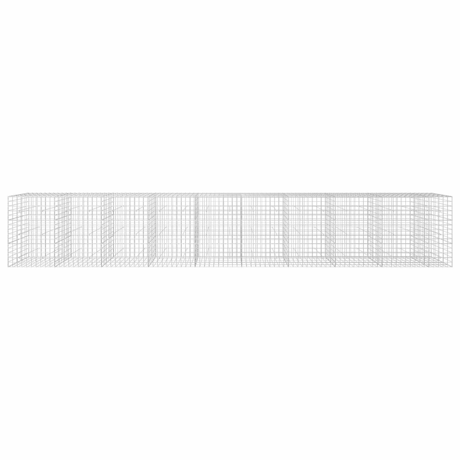 Gabion z žico 3,5 mm in mrežo 10x10 cm 950x50x150 cm