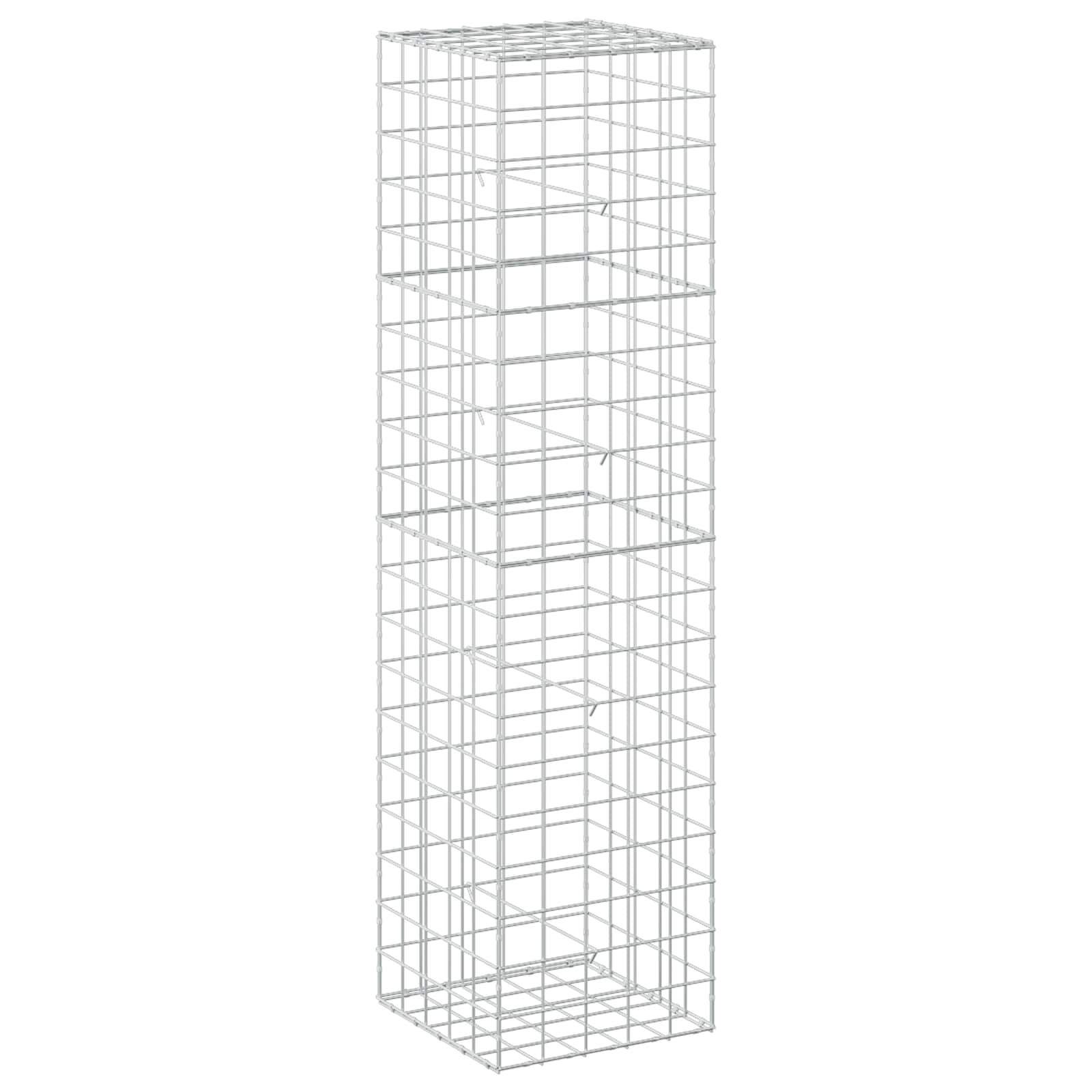 Gabion z žico 3,5 mm in mrežo 10x10 cm 50x50x200 cm