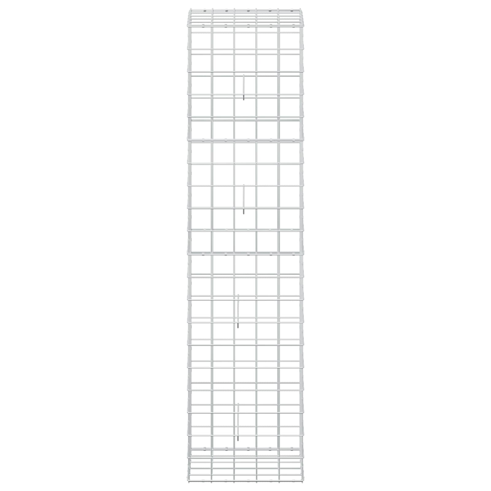 Gabion z žico 3,5 mm in mrežo 10x10 cm 50x50x200 cm