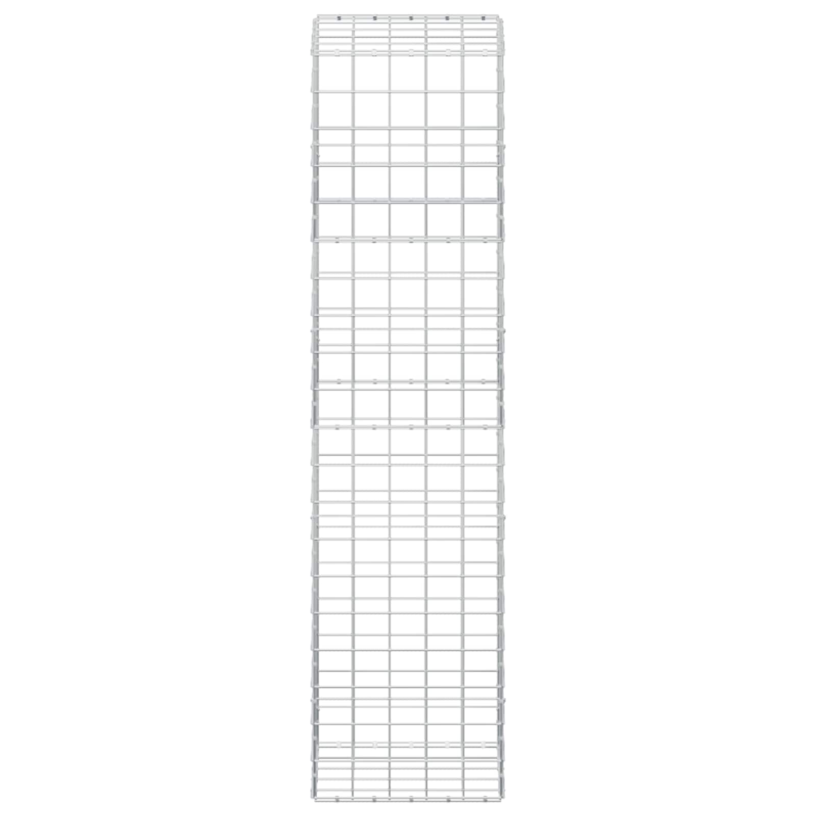 Gabion z žico 3,5 mm in mrežo 10x10 cm 50x50x200 cm