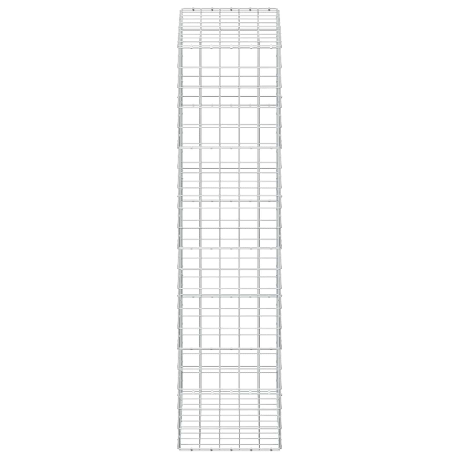 Γκαμπιόν με σύρμα 3,5 mm και πλέγμα 10x10 cm 100x50x200 cm - Image 4