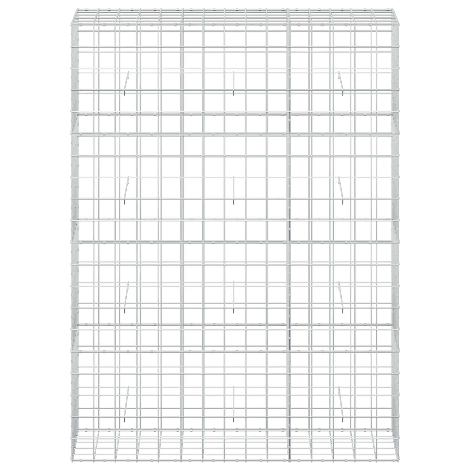 Γκαμπιόν με σύρμα 3,5 mm και πλέγμα 10x10 cm 150x50x200 εκ - Image 3