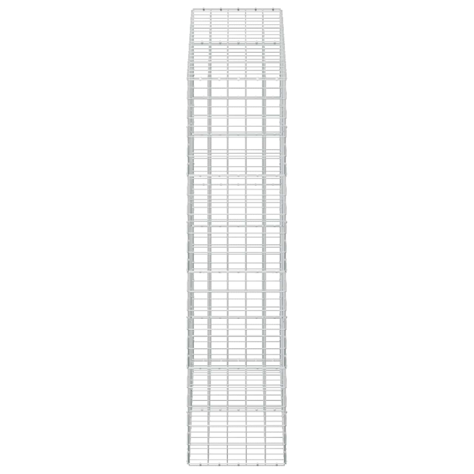 Gabion z žico 3,5 mm in mrežo 10x10 cm 200x50x200 cm