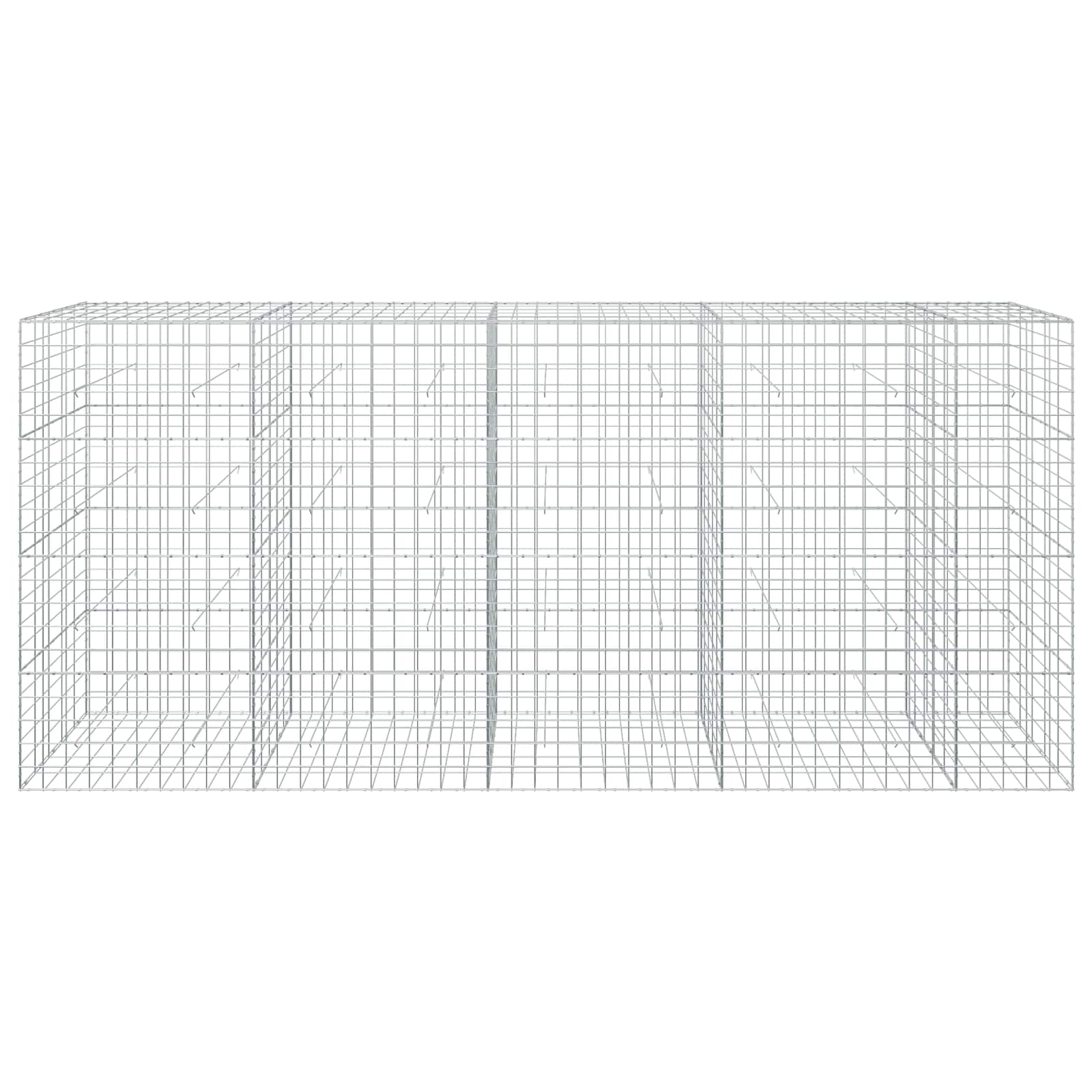 Gabion z žico 3,5 mm in mrežo 10x10 cm 450x50x200 cm