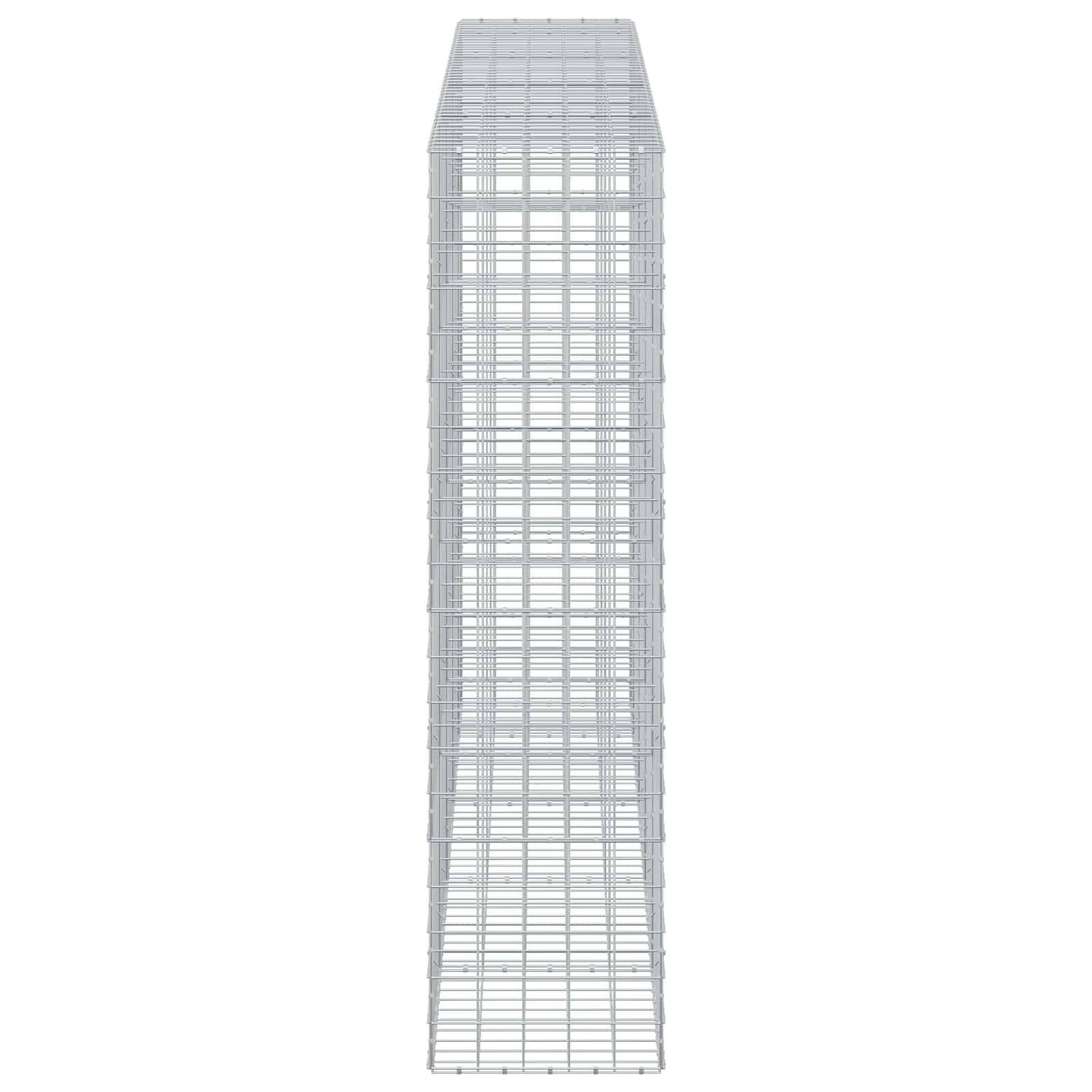 Gabion z žico 3,5 mm in mrežo 10x10 cm 450x50x200 cm