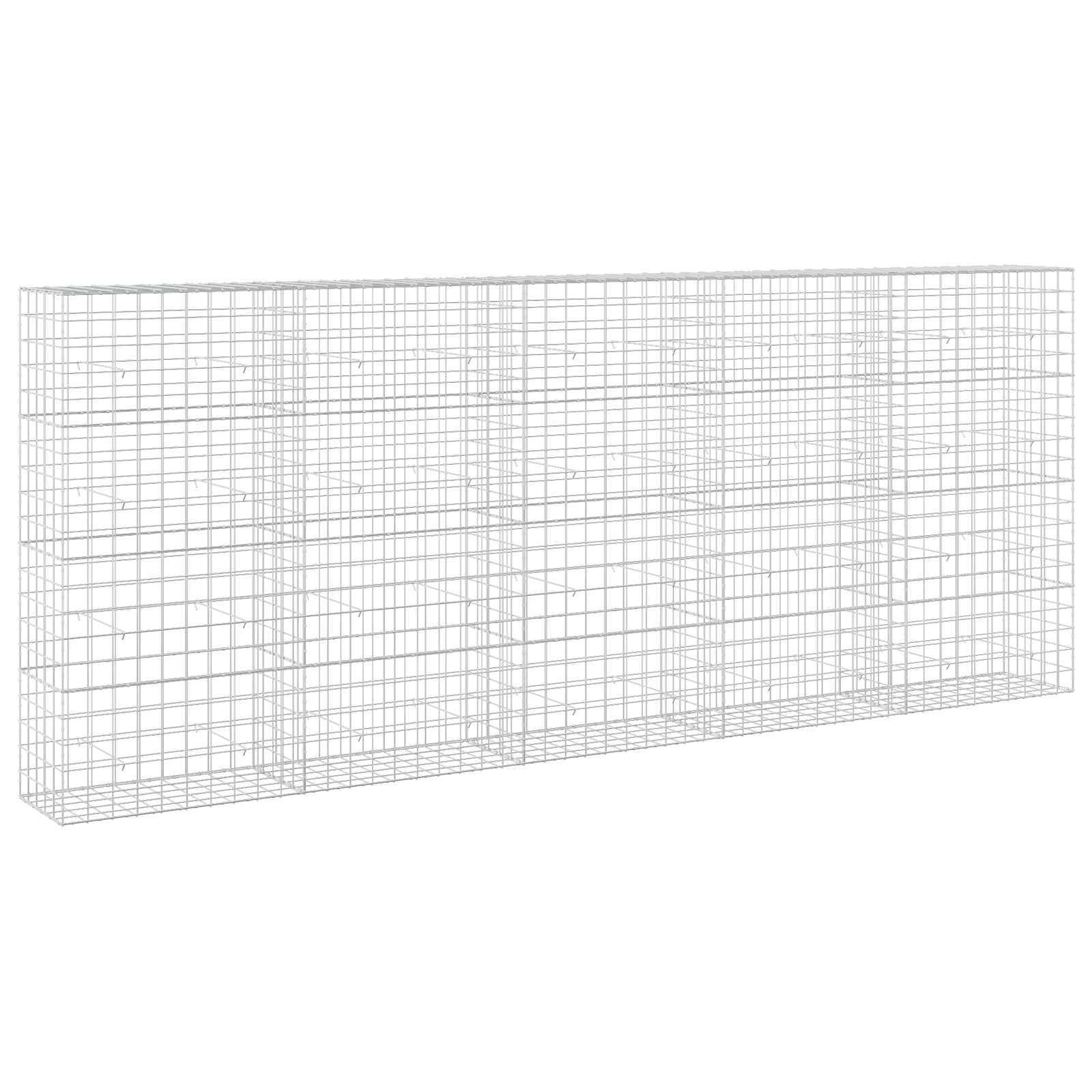 Gabion z žico 3,5 mm in mrežo 10x10 cm 500x50x200 cm