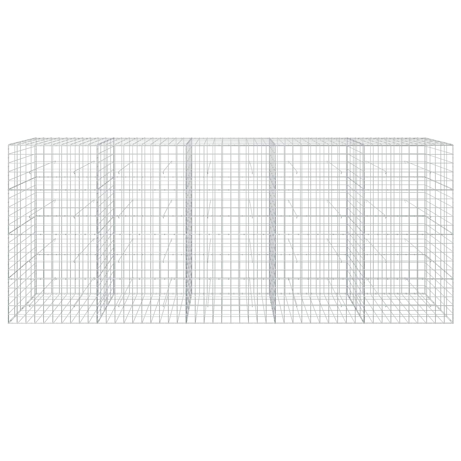 Gabion z žico 3,5 mm in mrežo 10x10 cm 500x50x200 cm
