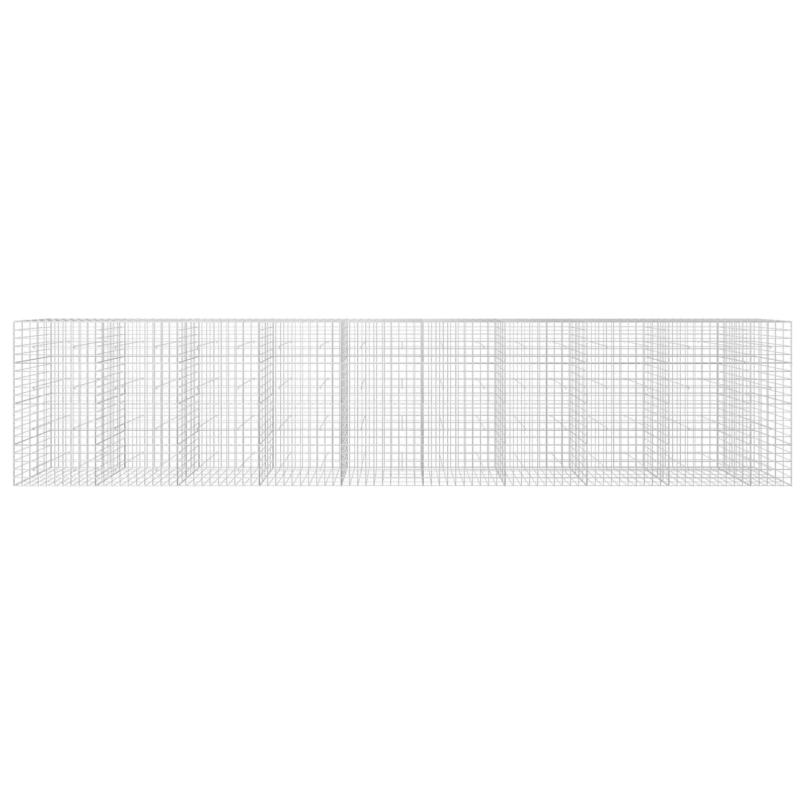 Gabion z žico 3,5 mm in mrežo 10x10 cm 950x50x200 cm