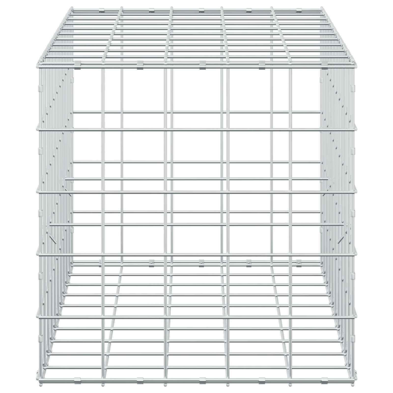 Gabion z žico 3,5 mm in mrežo 10x10 cm 50x100x50 cm