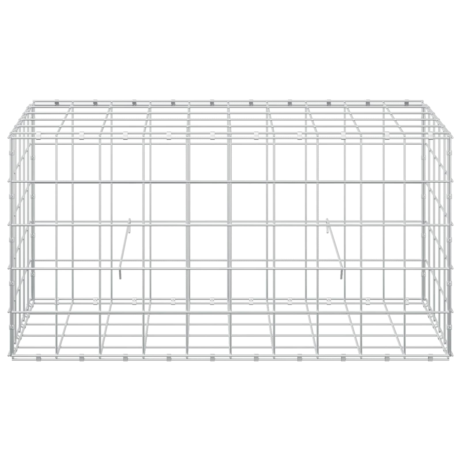 Gabion z žico 3,5 mm in mrežo 10x10 cm 50x100x50 cm