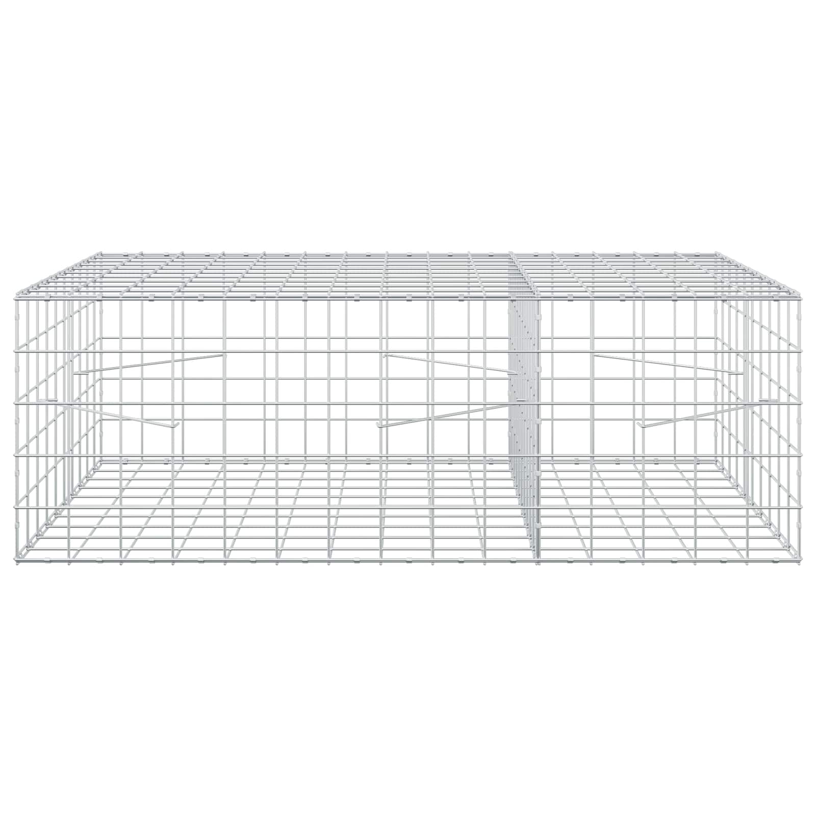 Gabion z žico 3,5 mm in mrežo 10x10 cm 150x100x50 cm