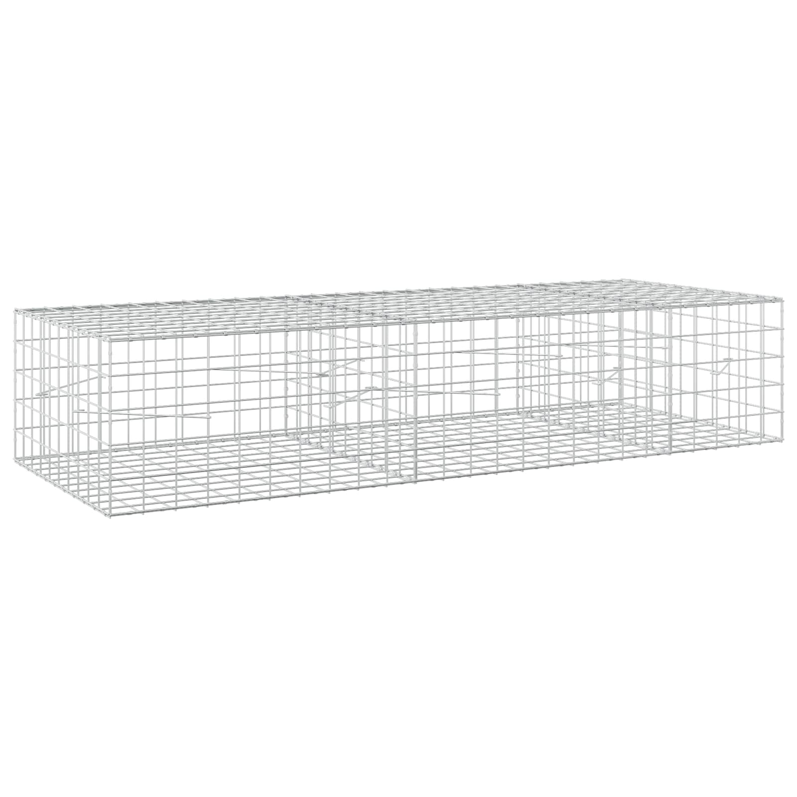 Gabion z žico 3,5 mm in mrežo 10x10 cm 250x100x50 cm