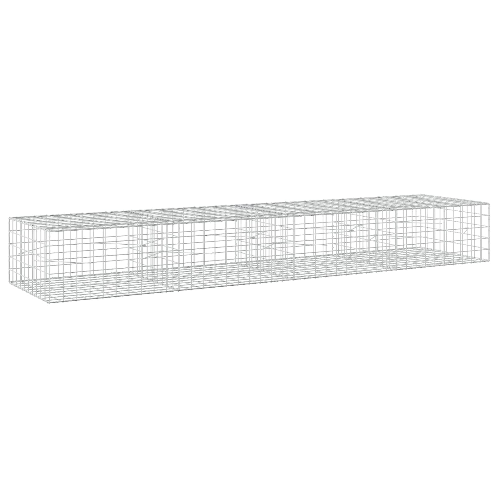 Gabion z žico 3,5 mm in mrežo 10x10 cm 400x100x50 cm