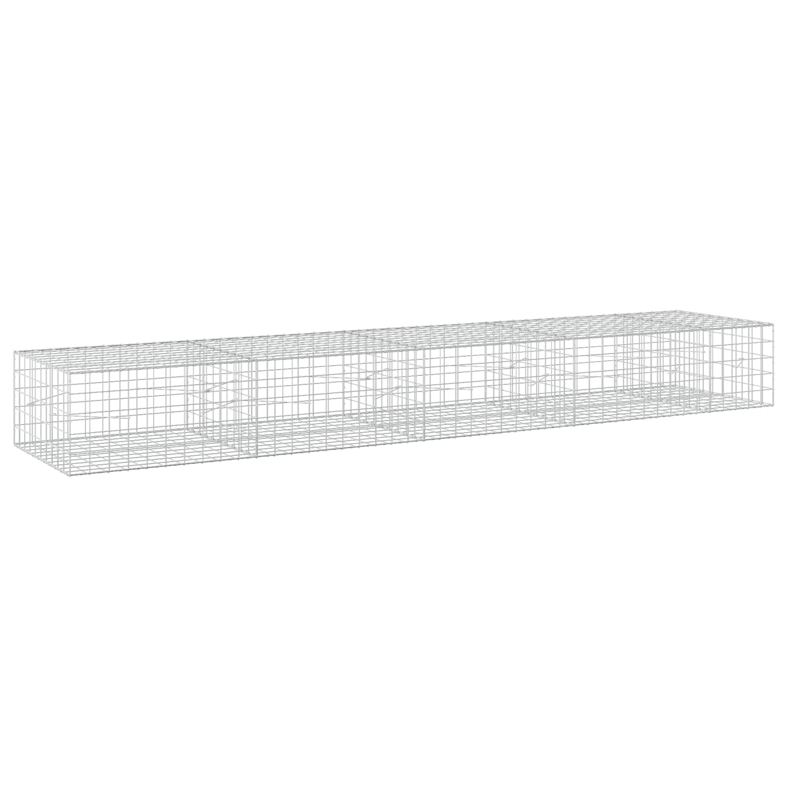 Gabion z žico 3,5 mm in mrežo 10x10 cm 450x100x50 cm