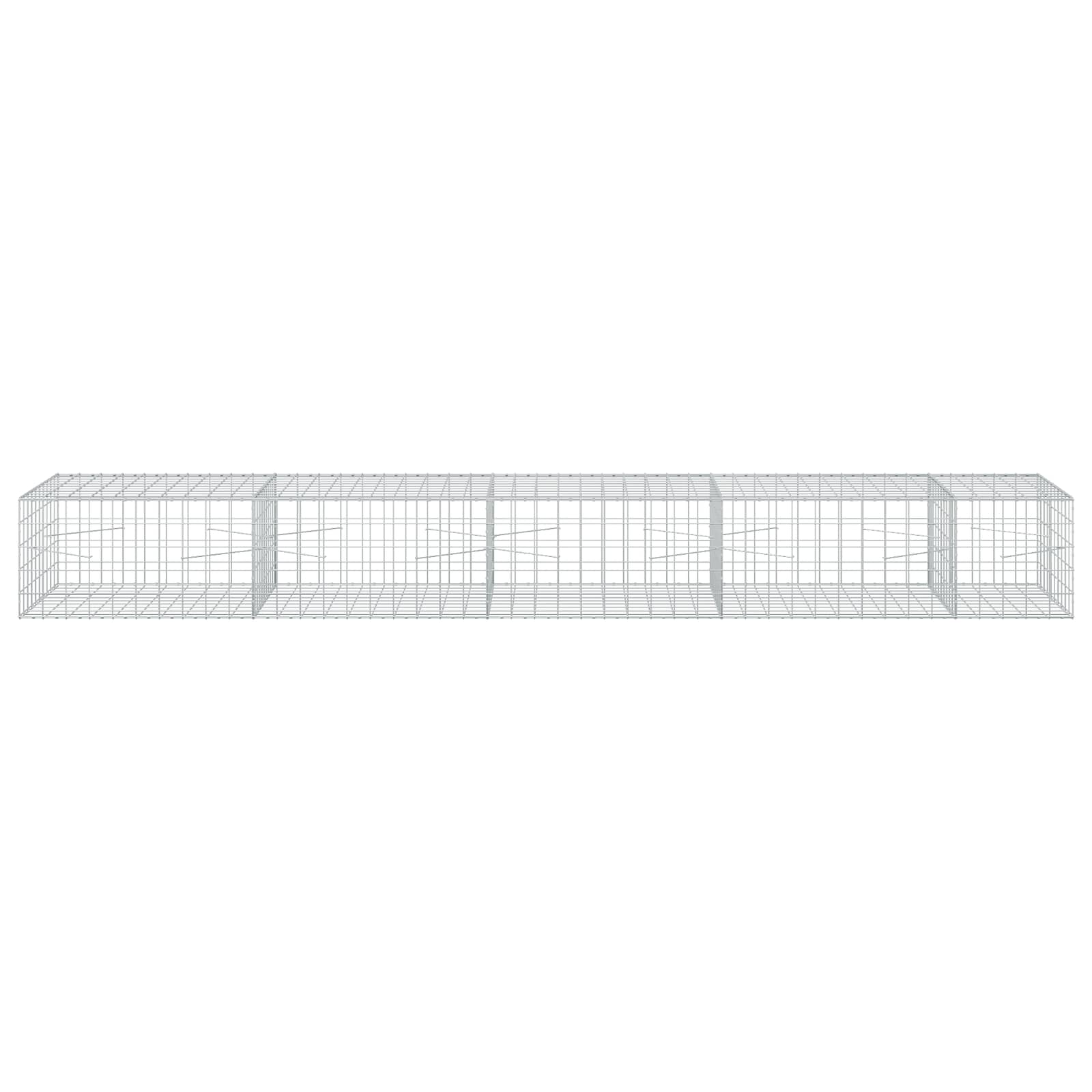 Gabion z žico 3,5 mm in mrežo 10x10 cm 450x100x50 cm