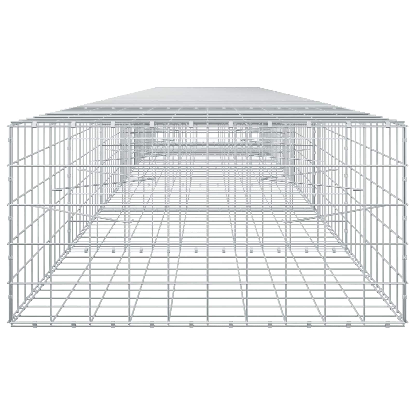 Gabion z žico 3,5 mm in mrežo 10x10 cm 650x100x50 cm