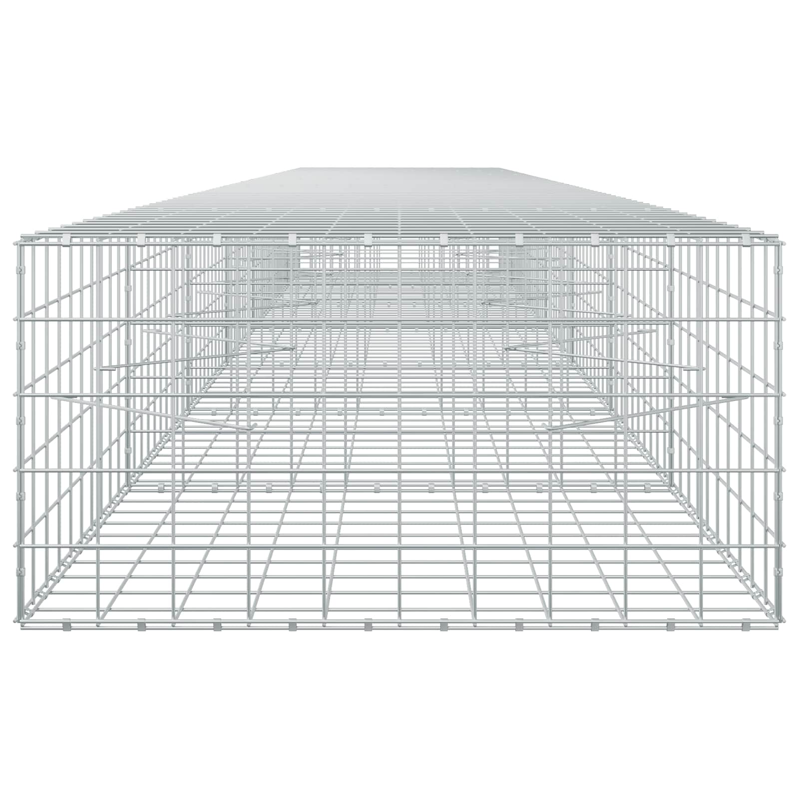 Gabion z žico 3,5 mm in mrežo 10x10 cm 700x100x50 cm