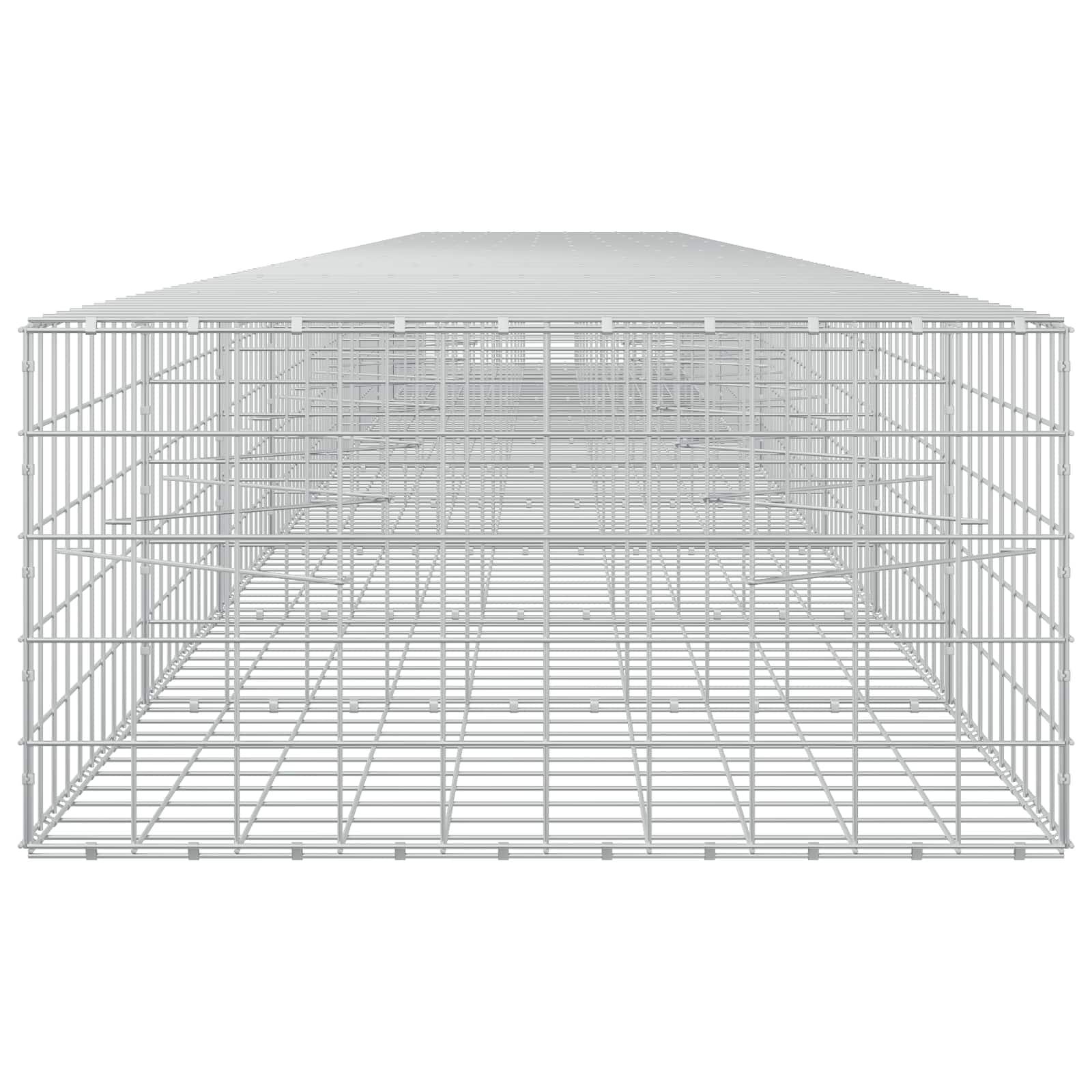 Gabion z žico 3,5 mm in mrežo 10x10 cm 1050x100x50 cm