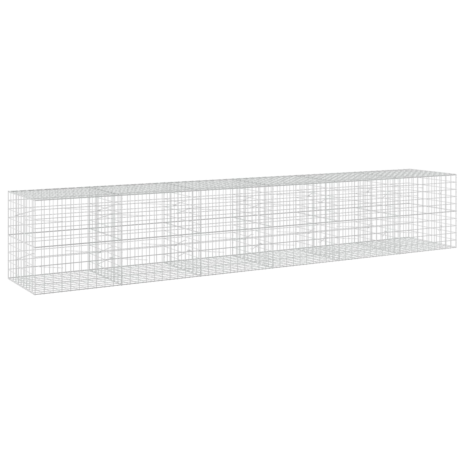 Gabion z žico 3,5 mm in mrežo 10x10 cm 600x100x100 cm