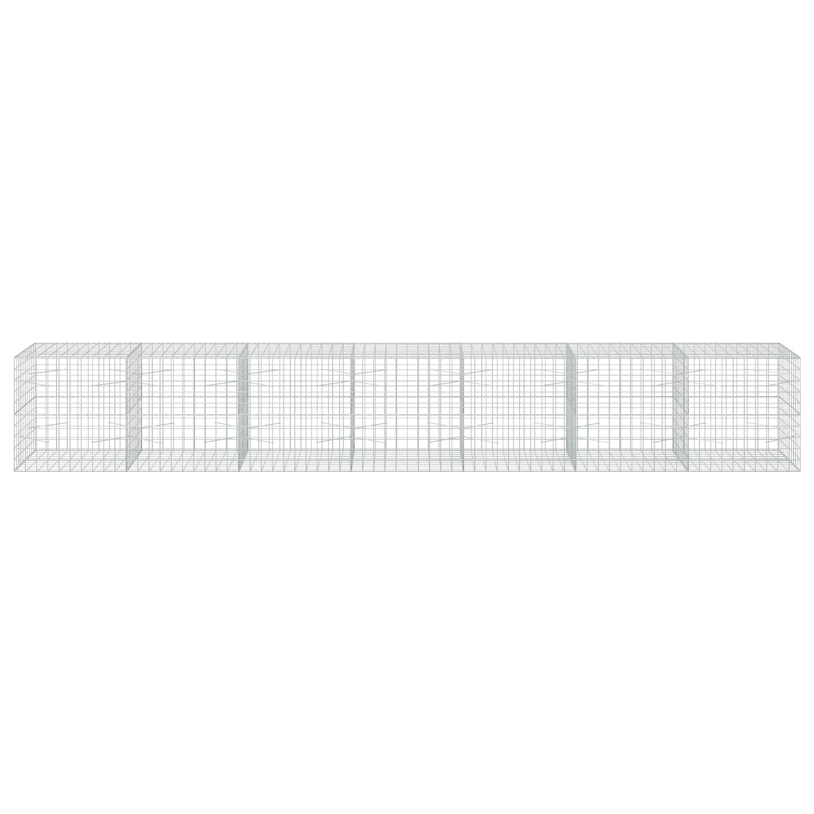 Gabion z žico 3,5 mm in mrežo 10x10 cm 700x100x100 cm
