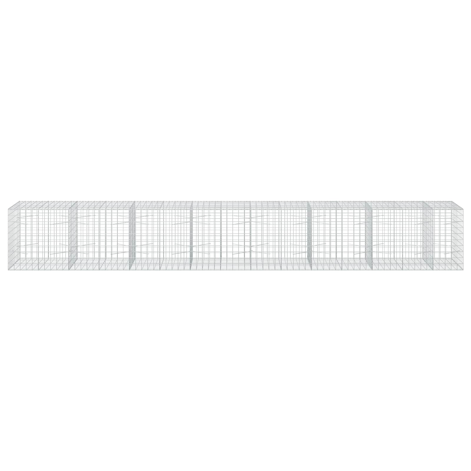 Gabion z žico 3,5 mm in mrežo 10x10 cm 750x100x100 cm