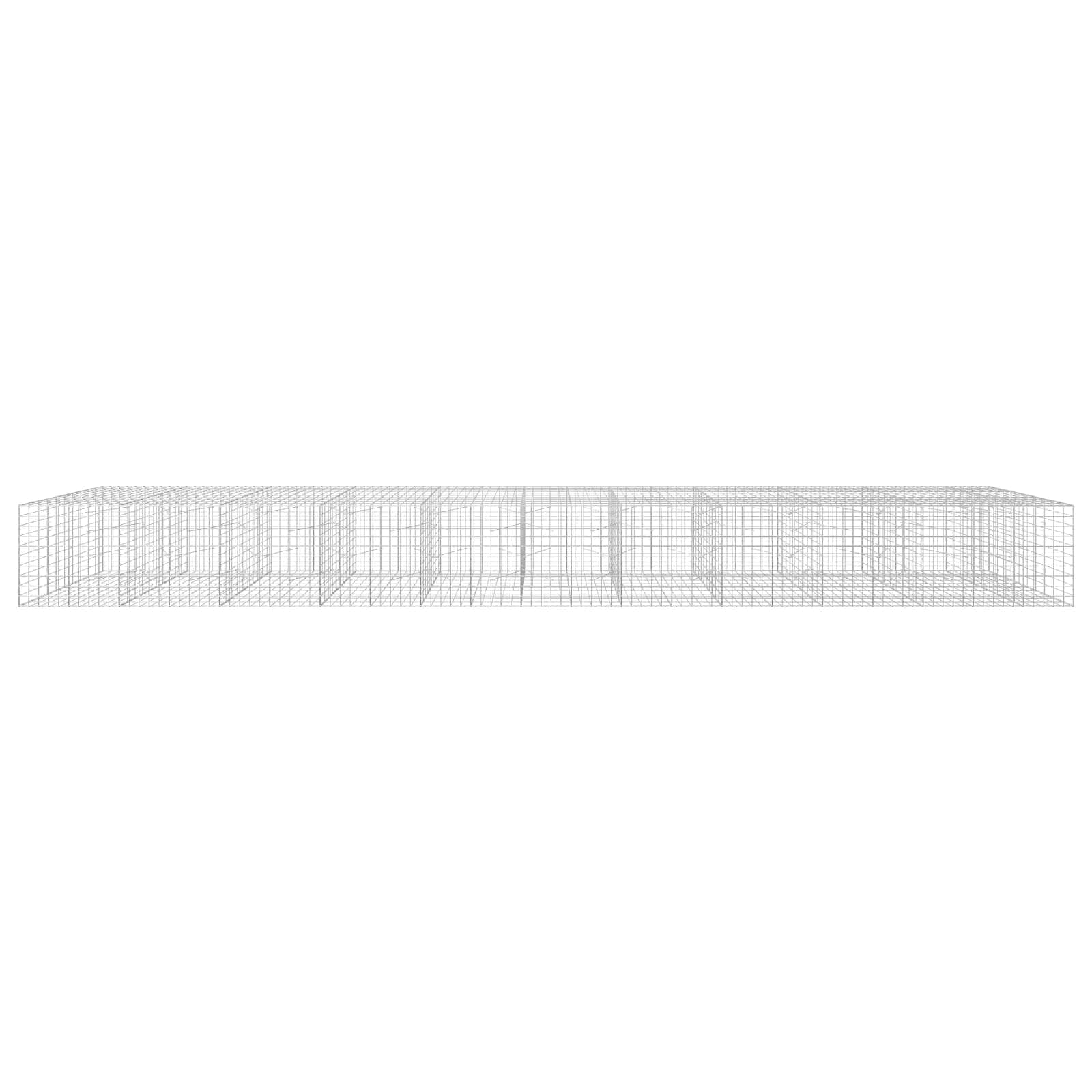 Gabion z žico 3,5 mm in mrežo 10x10 cm 1050x100x100 cm