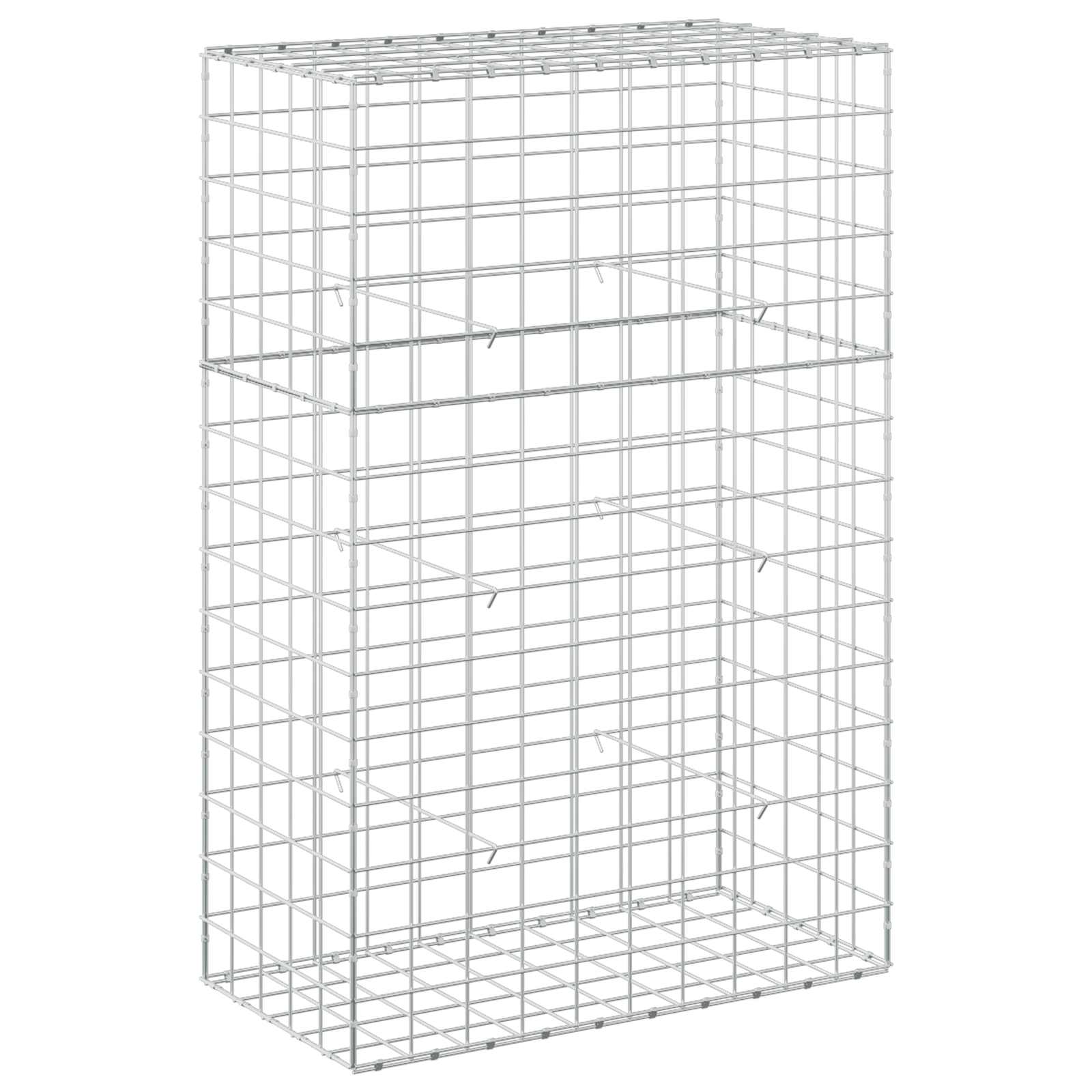 Gabion z žico 3,5 mm in mrežo 10x10 cm 50x100x150 cm