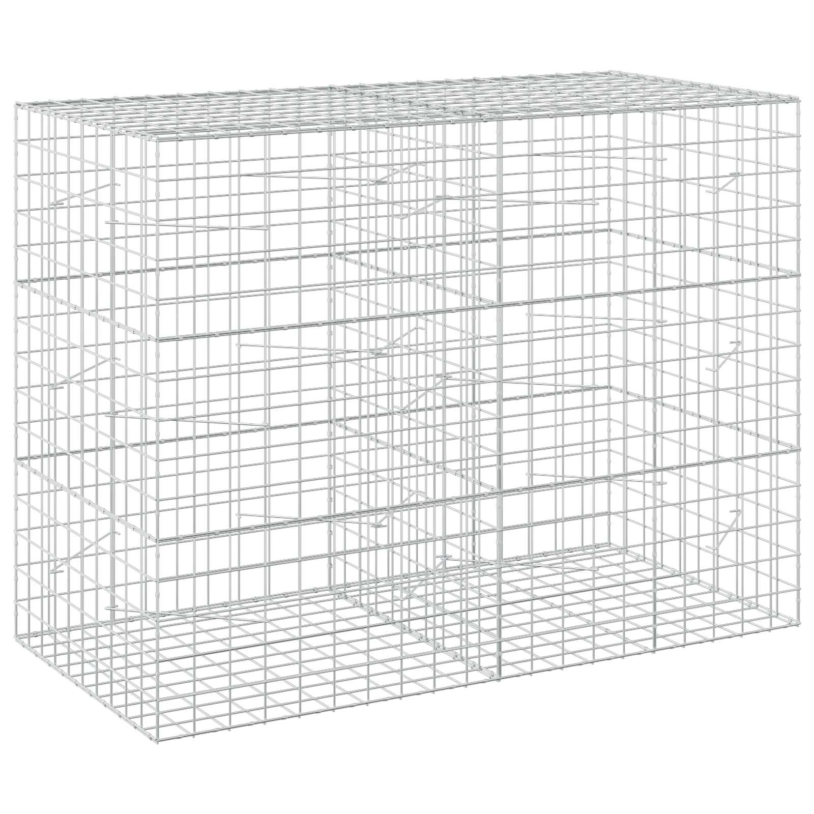 Gabion z žico 3,5 mm in mrežo 10x10 cm 200x100x150 cm