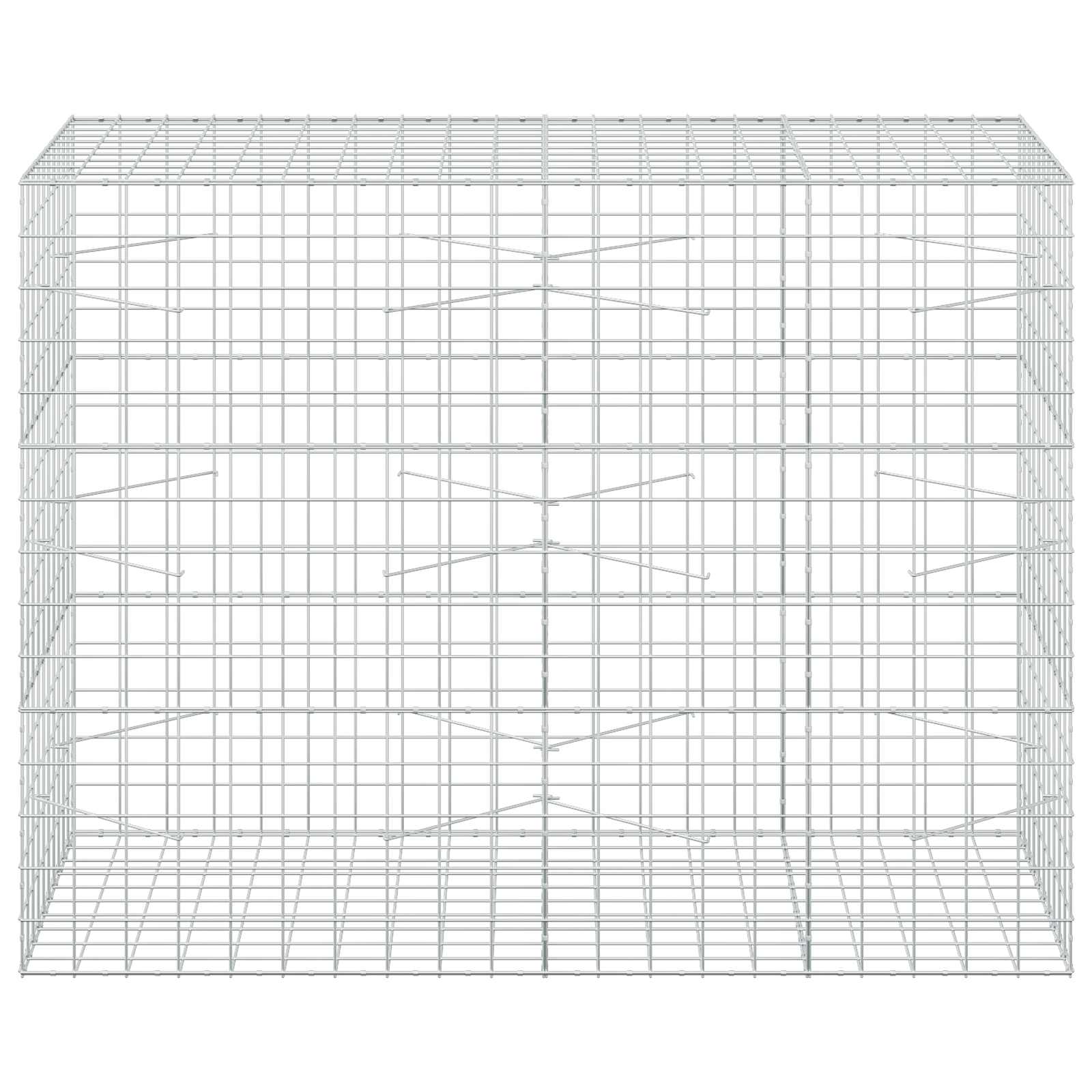 Gabion z žico 3,5 mm in mrežo 10x10 cm 200x100x150 cm