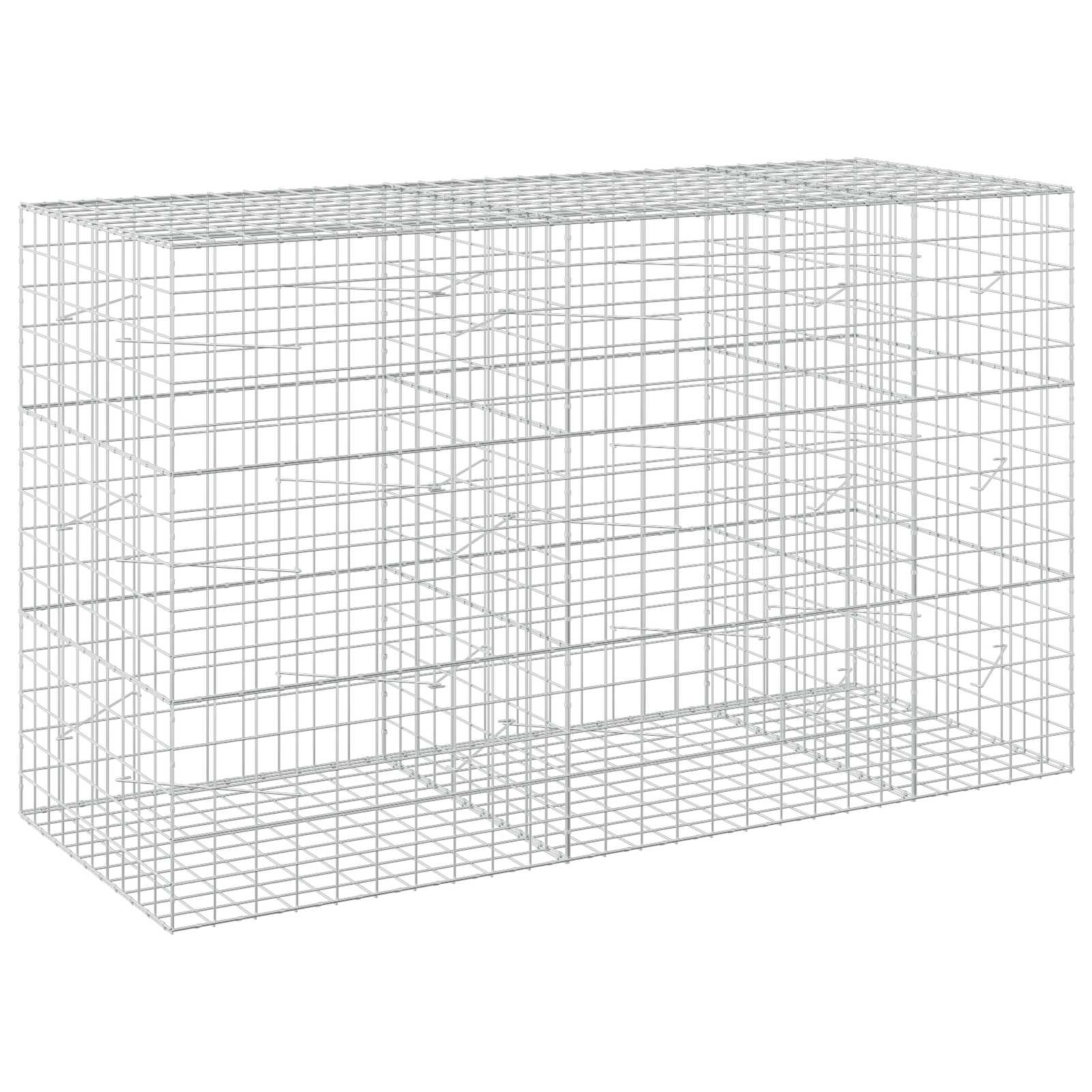 Gabion z žico 3,5 mm in mrežo 10x10 cm 250x100x150 cm