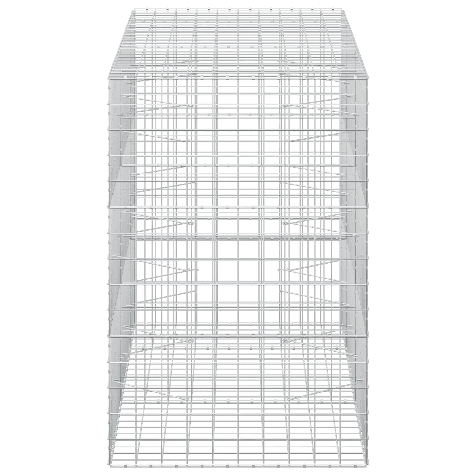 Gabion z žico 3,5 mm in mrežo 10x10 cm 250x100x150 cm