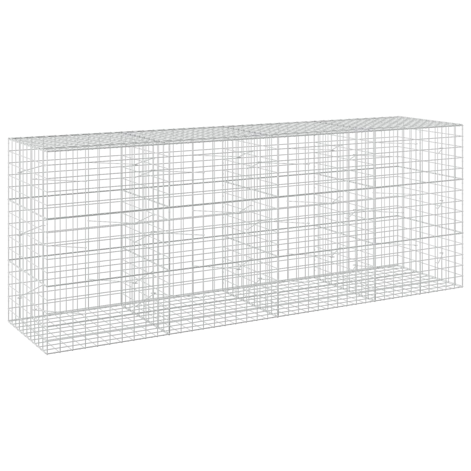 Gabion z žico 3,5 mm in mrežo 10x10 cm 400x100x150 cm