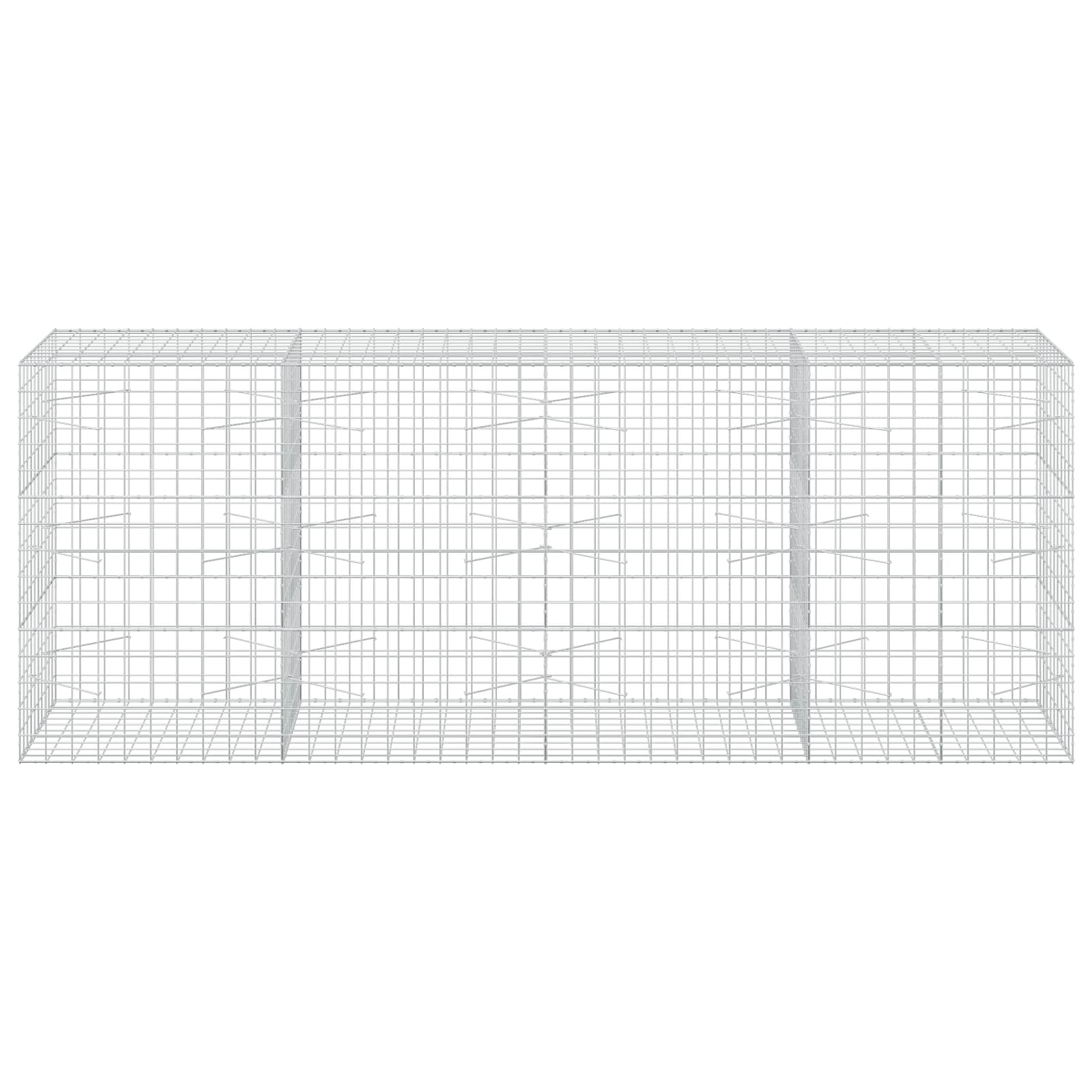 Gabion z žico 3,5 mm in mrežo 10x10 cm 400x100x150 cm