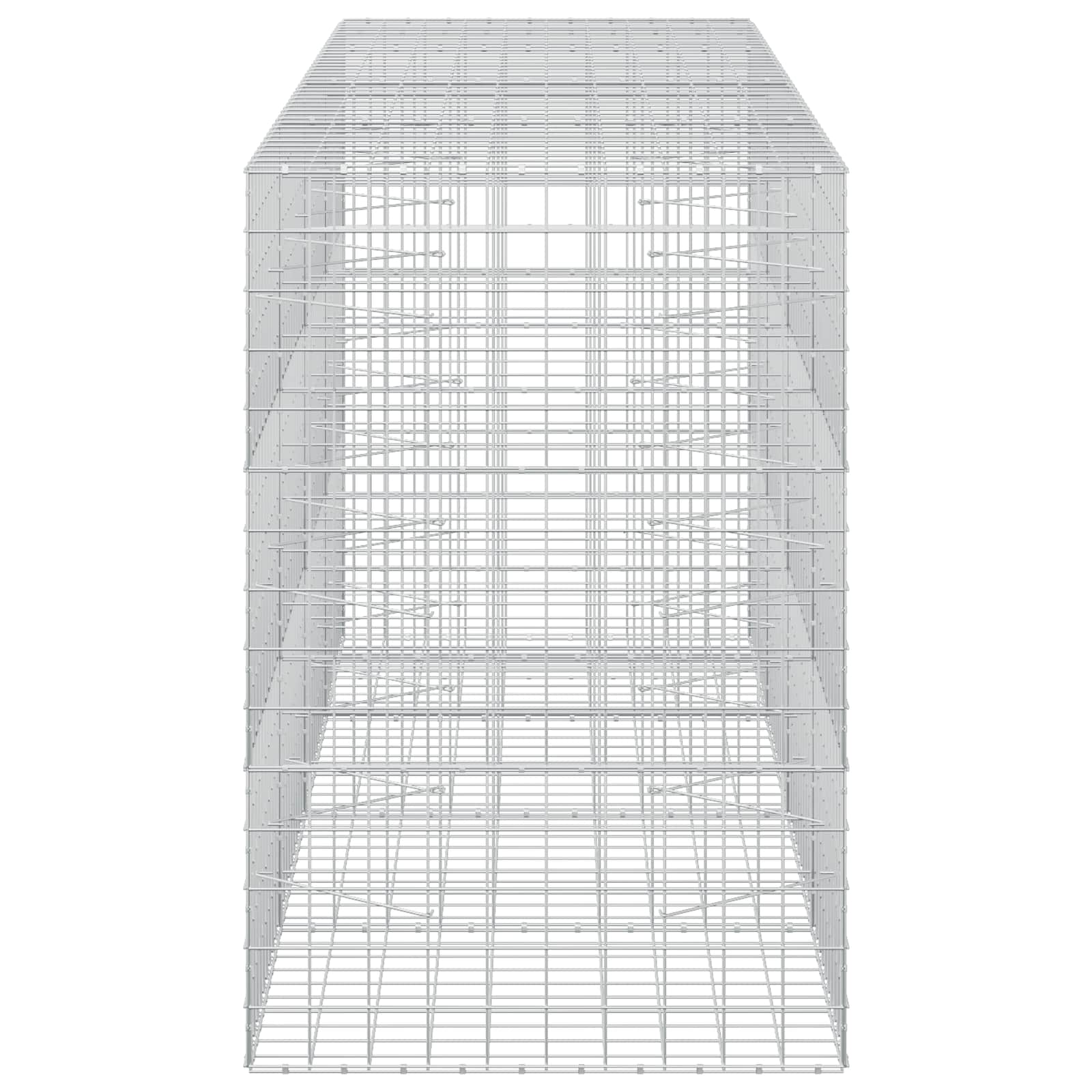 Gabion z žico 3,5 mm in mrežo 10x10 cm 400x100x150 cm
