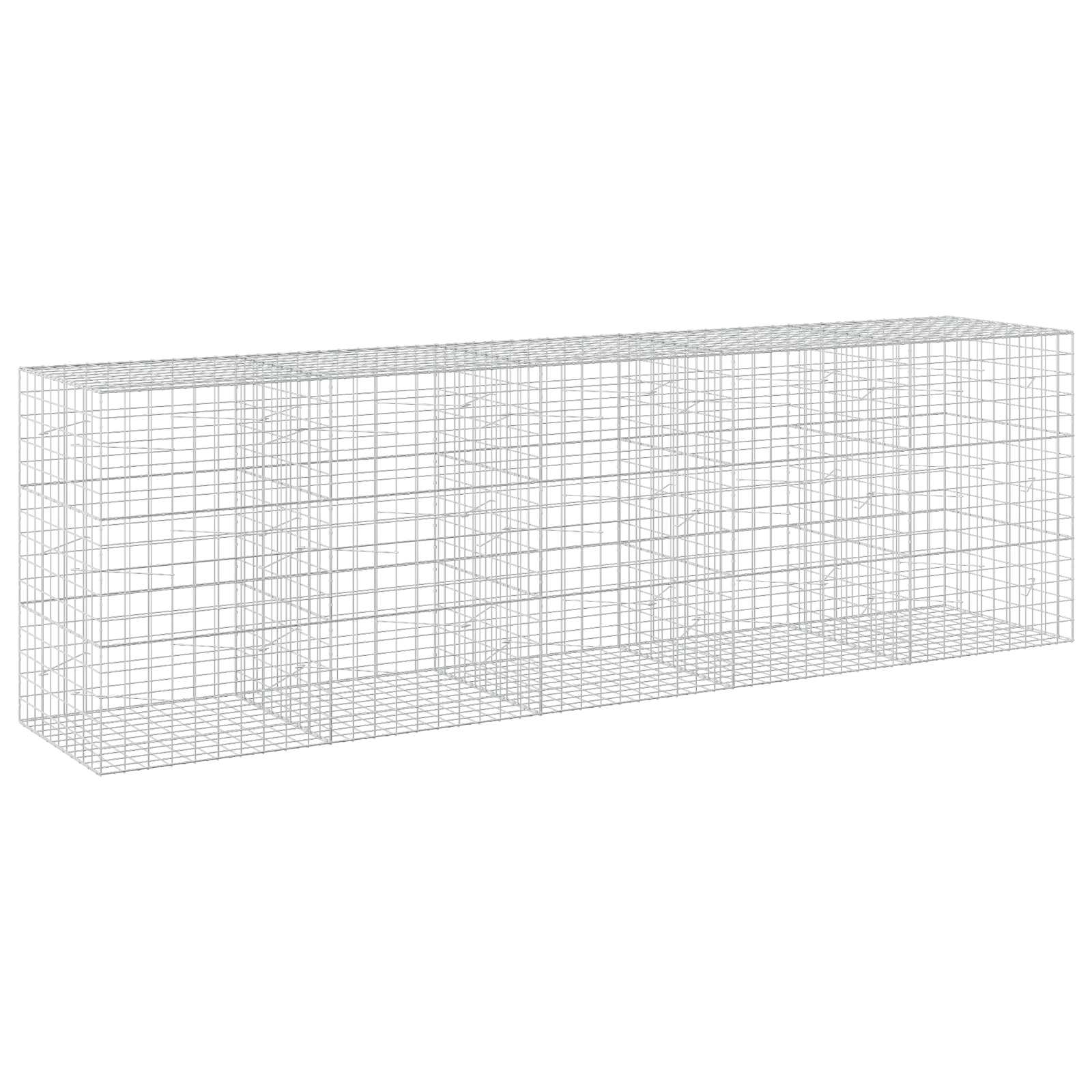 Gabion z žico 3,5 mm in mrežo 10x10 cm 500x100x150 cm