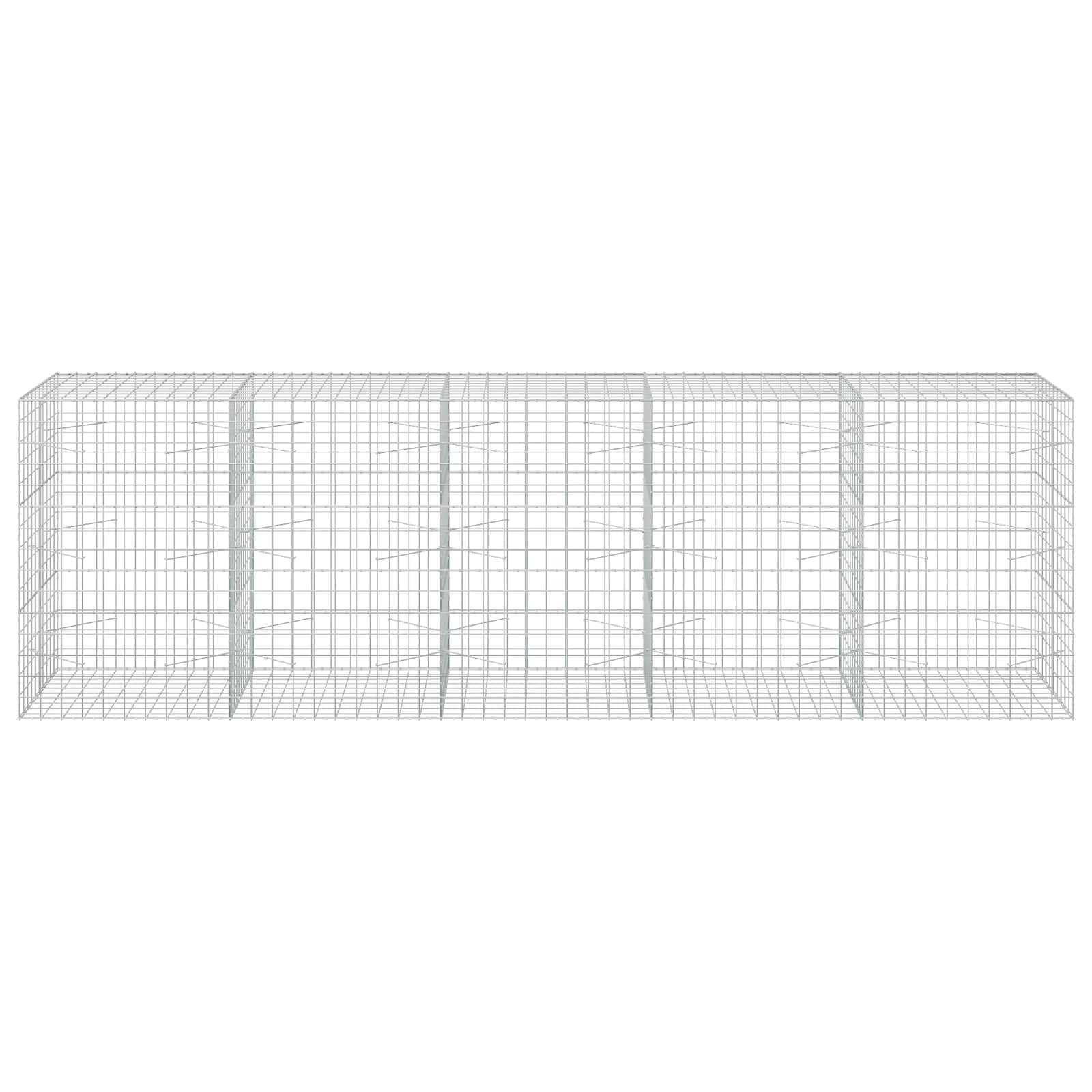 Gabion z žico 3,5 mm in mrežo 10x10 cm 500x100x150 cm