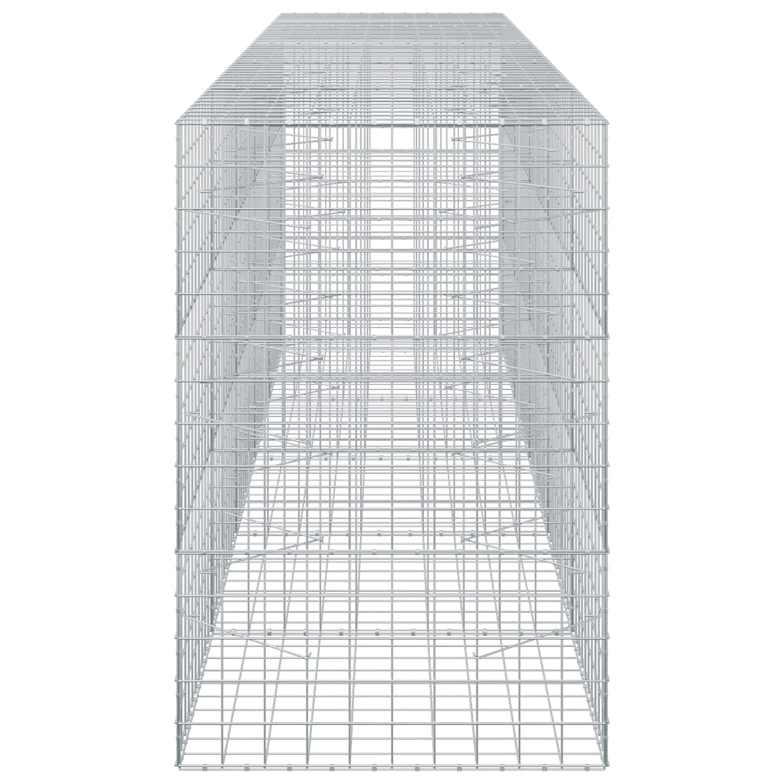 Gabion z žico 3,5 mm in mrežo 10x10 cm 500x100x150 cm