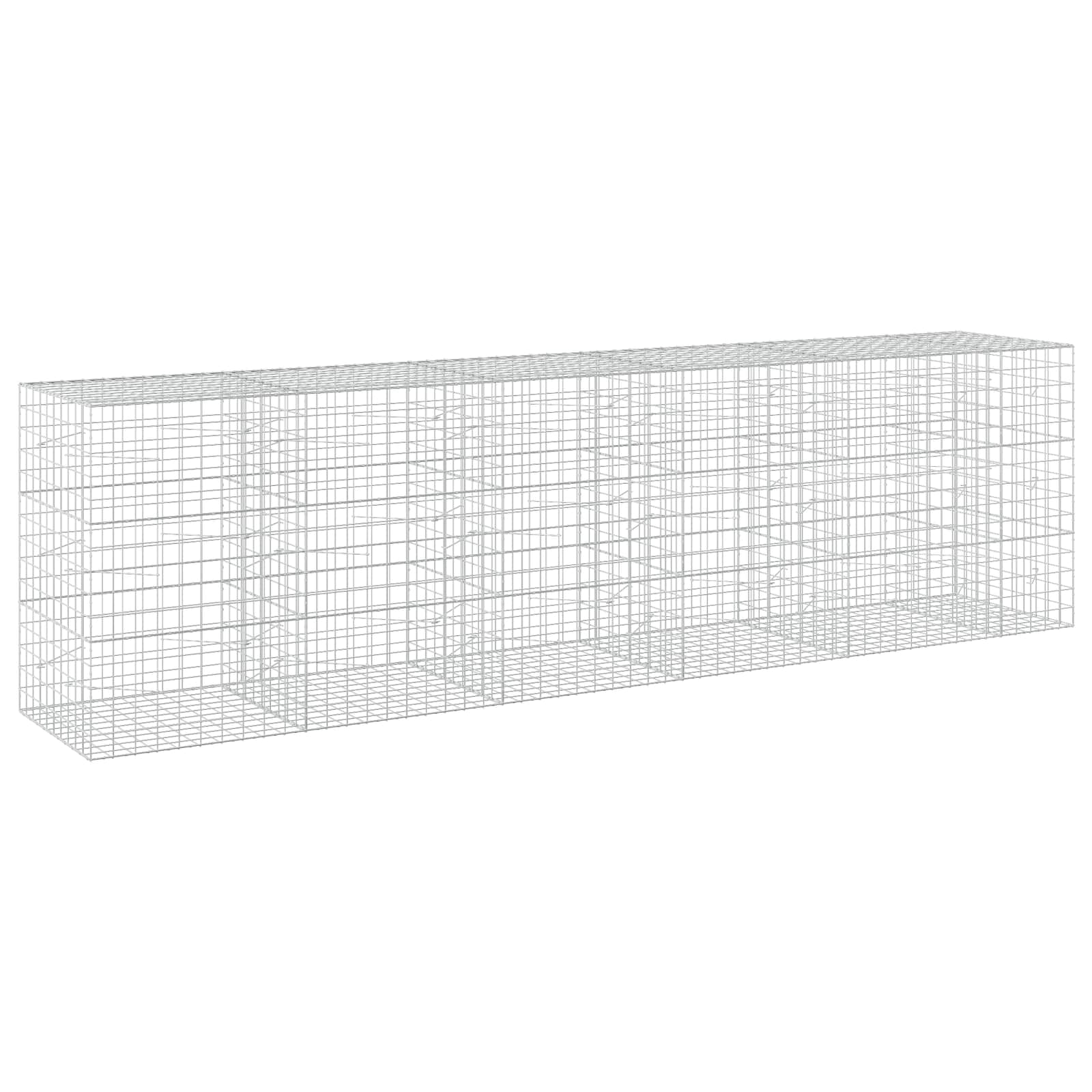 Gabion z žico 3,5 mm in mrežo 10x10 cm 550x100x150 cm