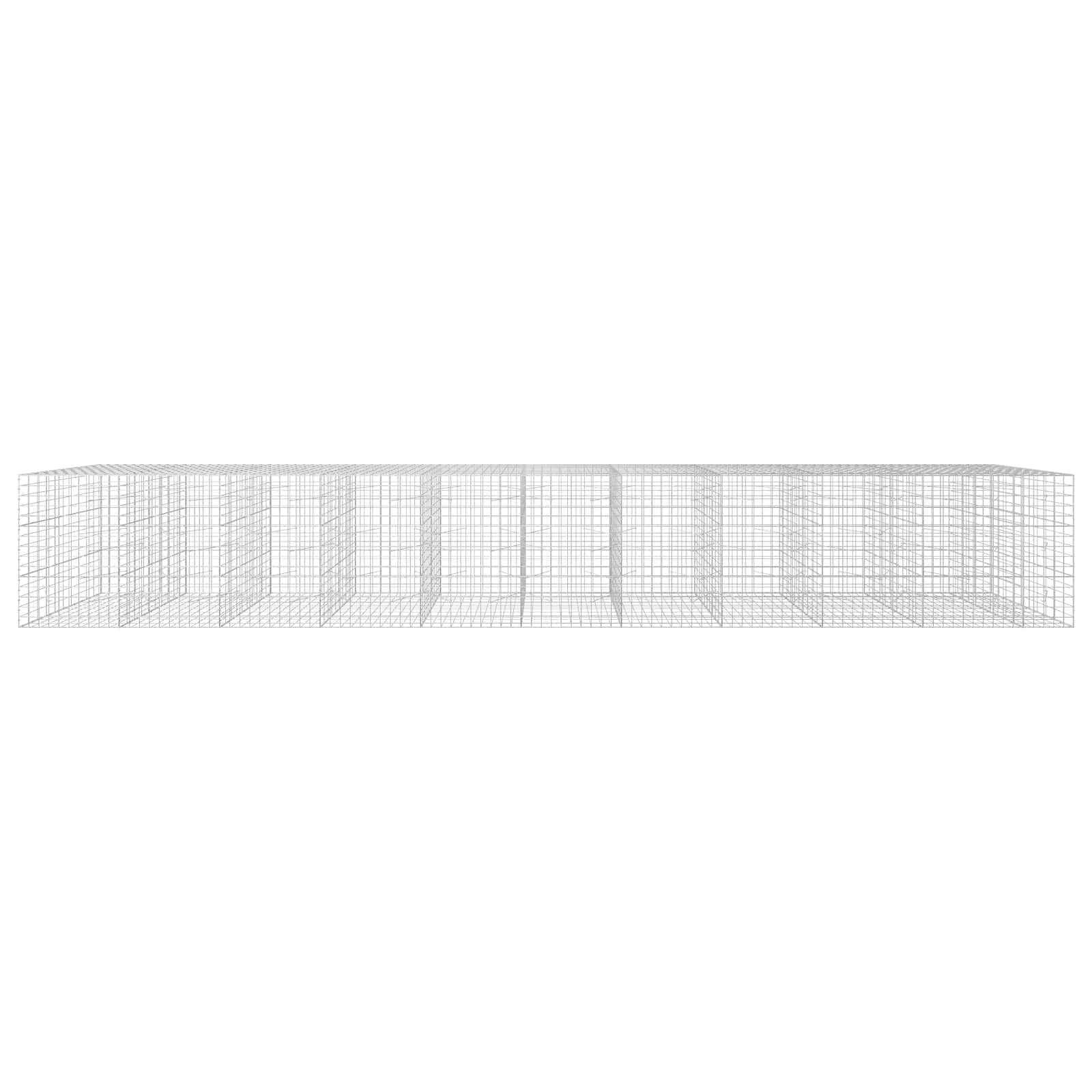Gabion z žico 3,5 mm in mrežo 10x10 cm 1050x100x150 cm